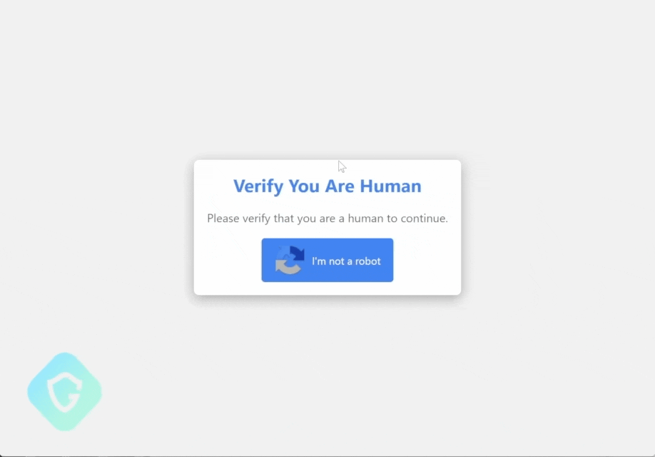 نمونه ای از CAPTCHA جعلی
