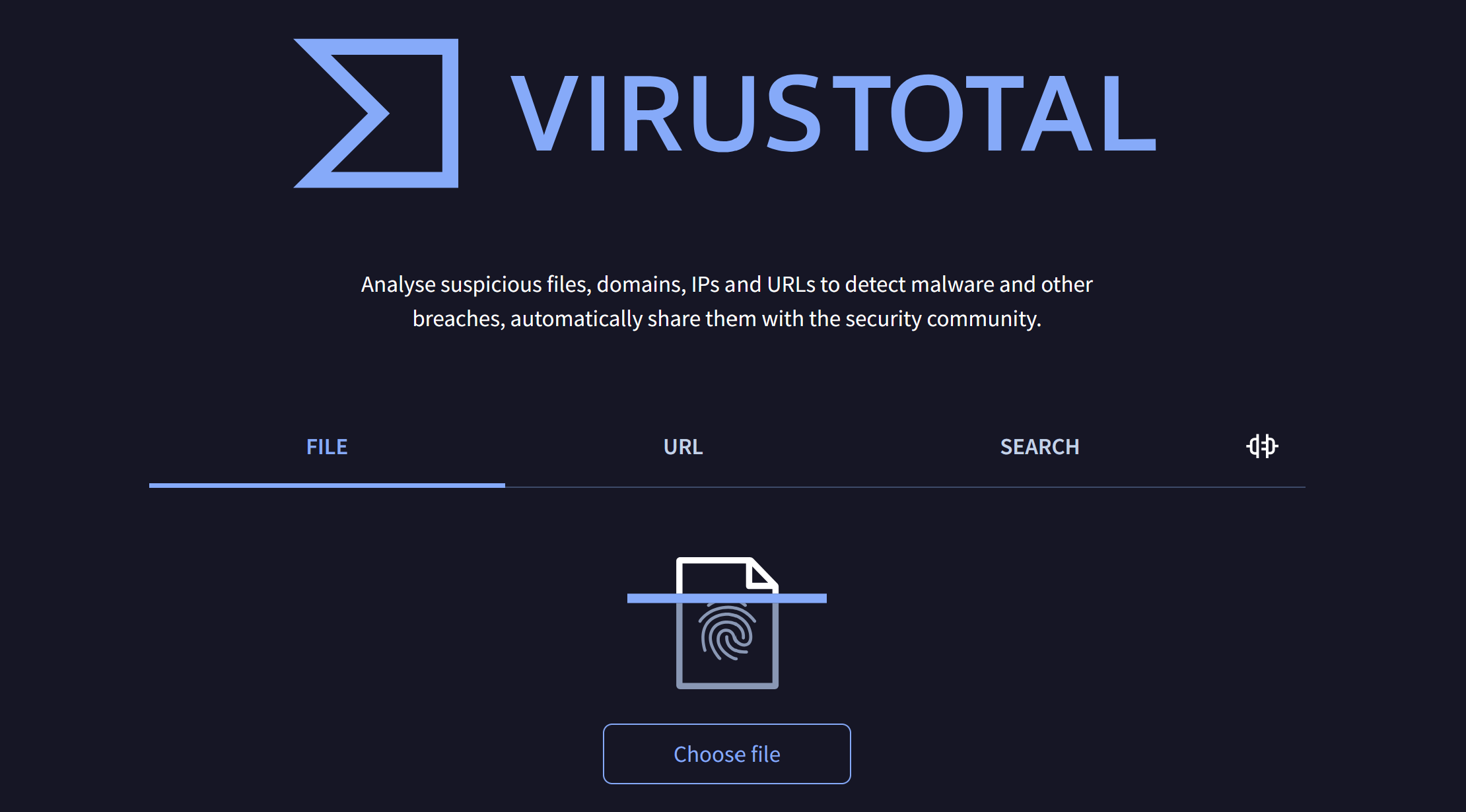 آپلود یک فایل مشکوک در virustotal