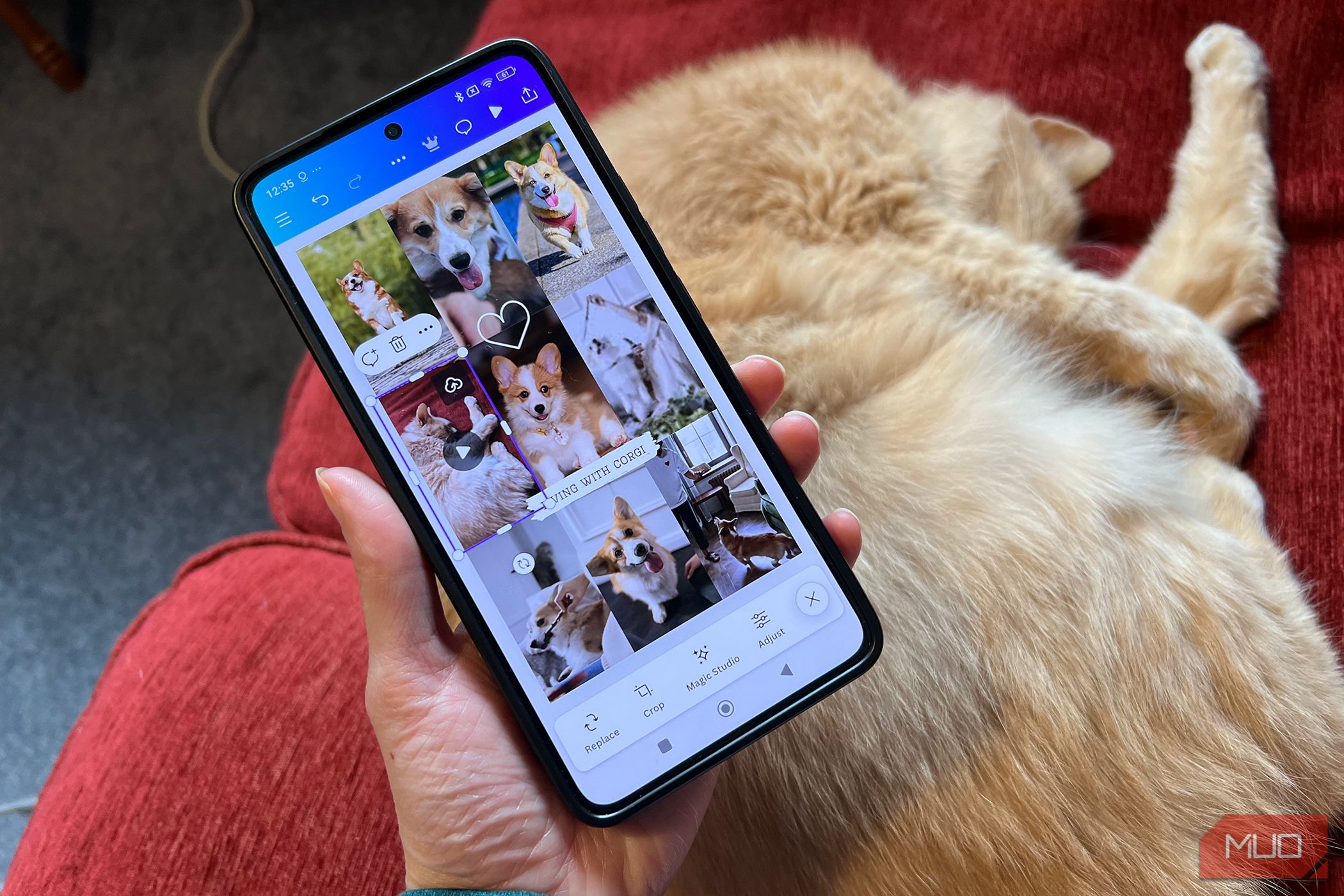 ویرایش ویدیوی Canva در Android
