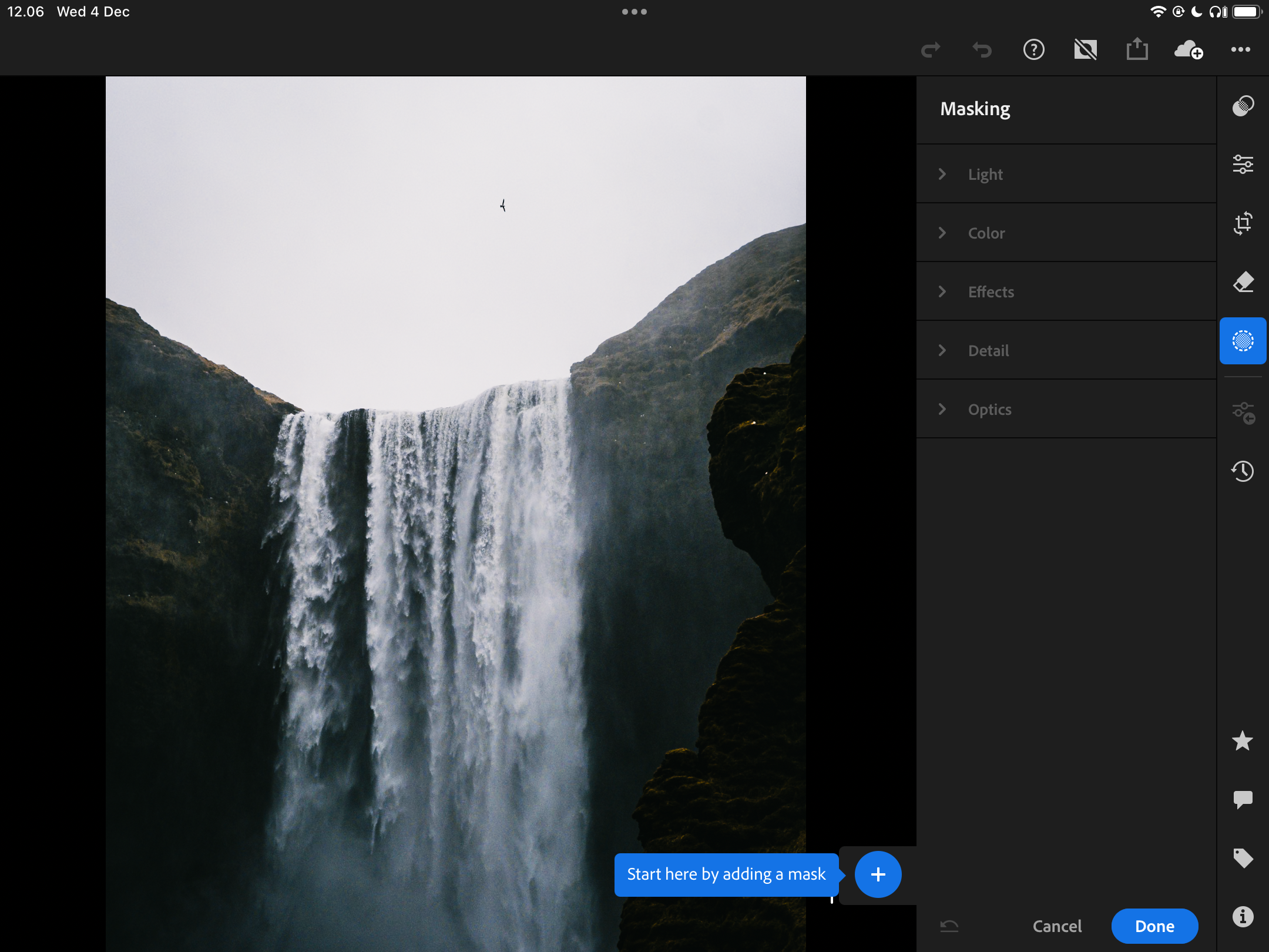 از نسخه های مختلف در برنامه Lightroom CC انتخاب کنید
