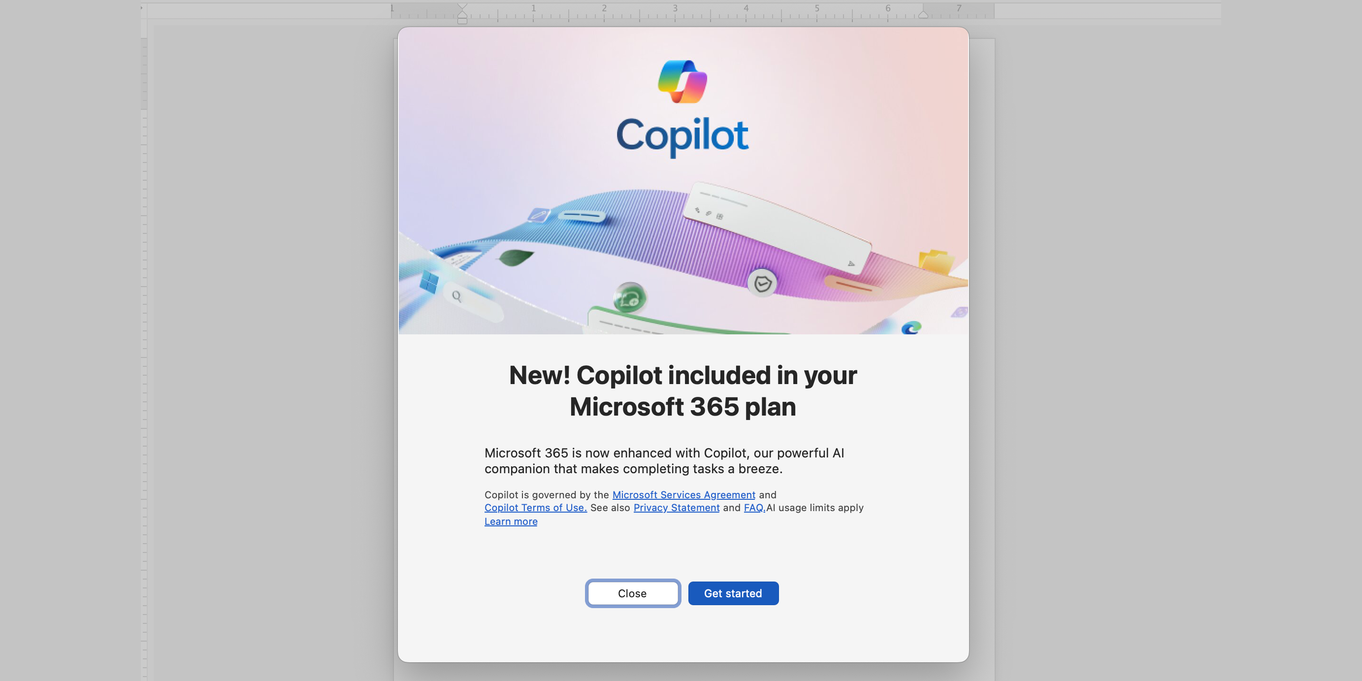اعلان به‌روزرسانی Copilot در Microsoft Word