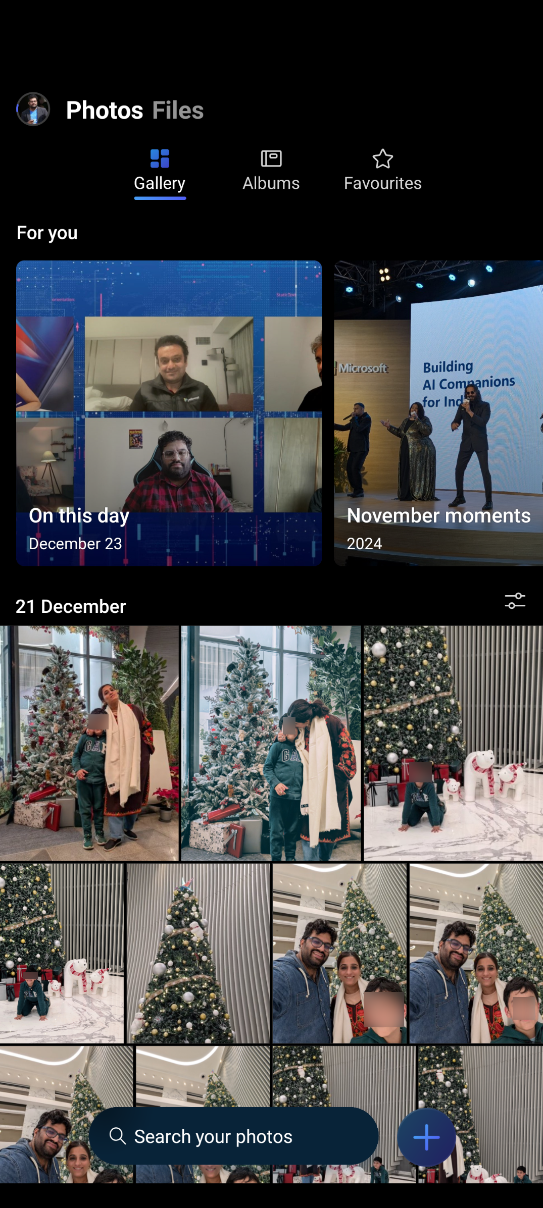 عکس ها در Microsoft OneDrive