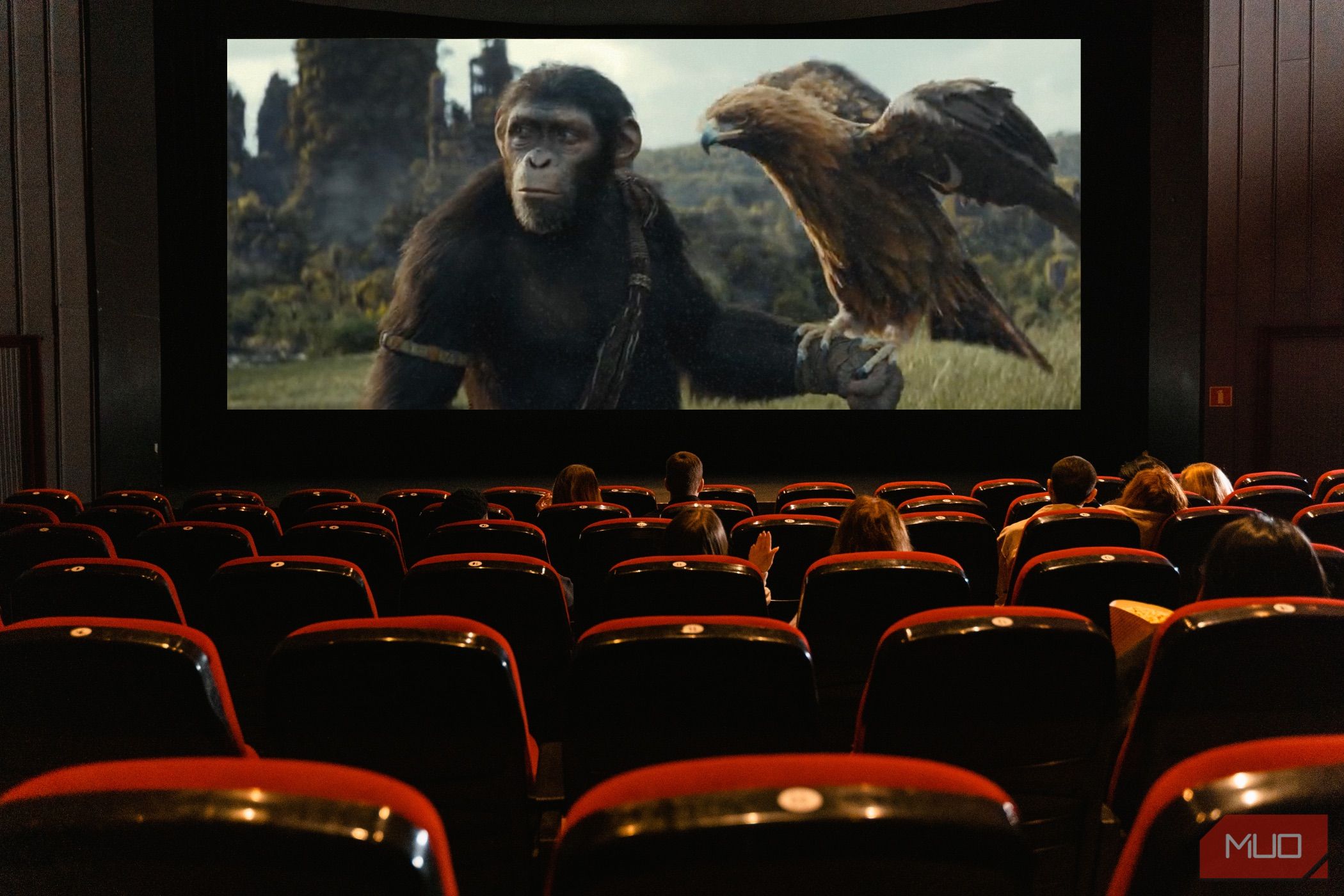 Kingdom of the Planet of the Apes در یک صفحه فیلم.