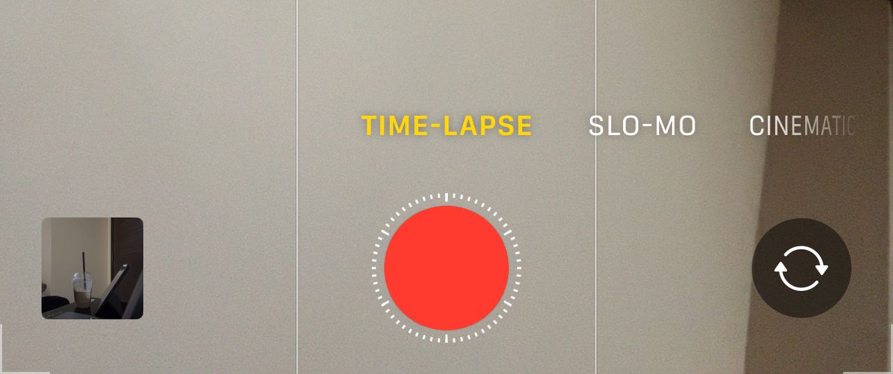 ابزار Time-Lapse در آیفون