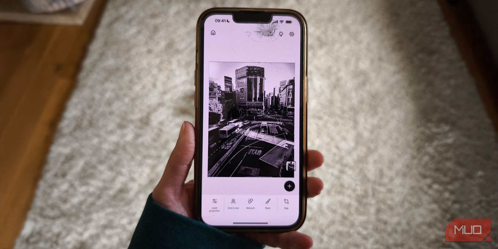 Adobe Photoshop Mobile در آیفون