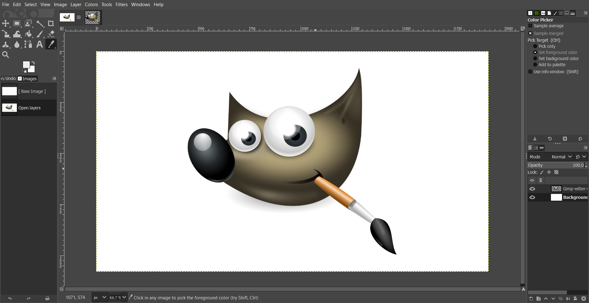 ویرایشگر گرافیک GIMP