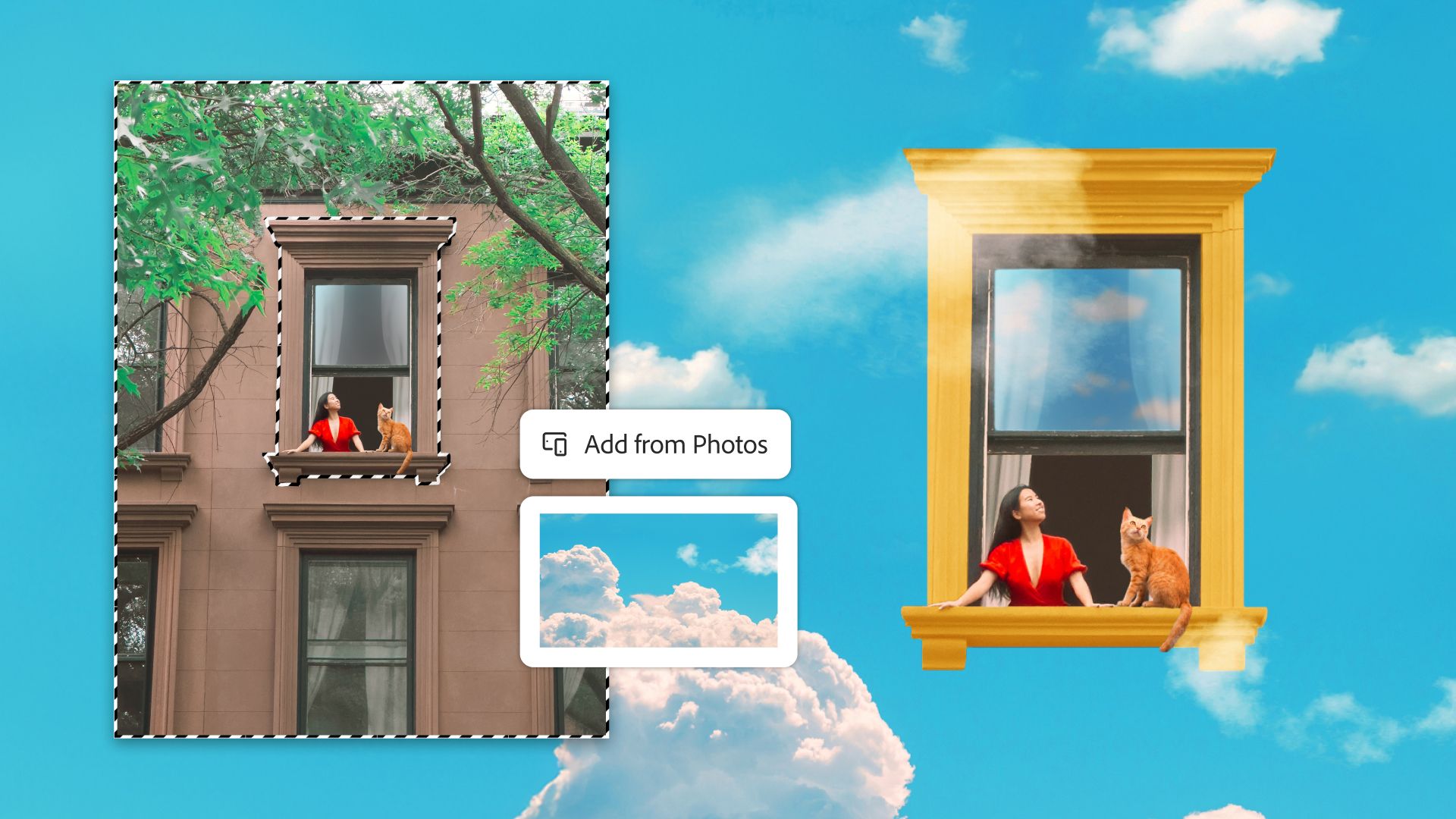 Photoshop Mobile اضافه کردن از عکس ها