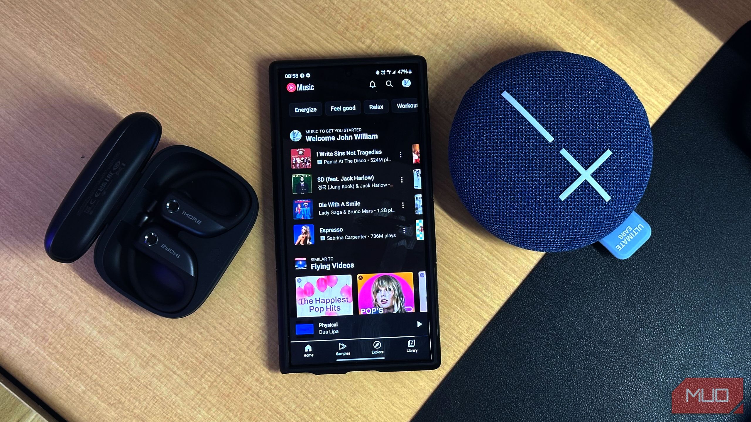 YouTube Music Premium در Samsung Galaxy S24 Ultra