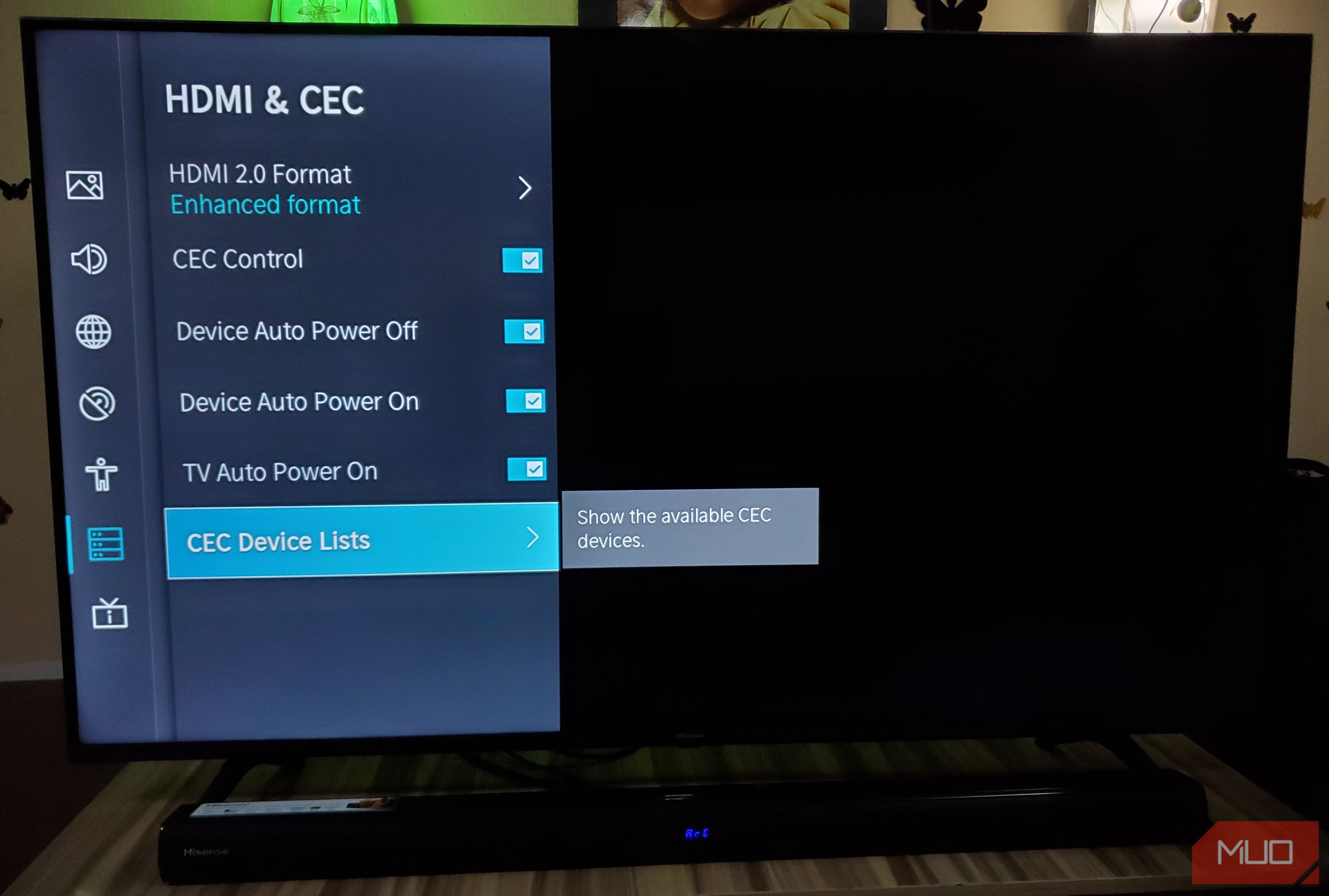 کنترل HDMI-CEC در تلویزیون Hisense