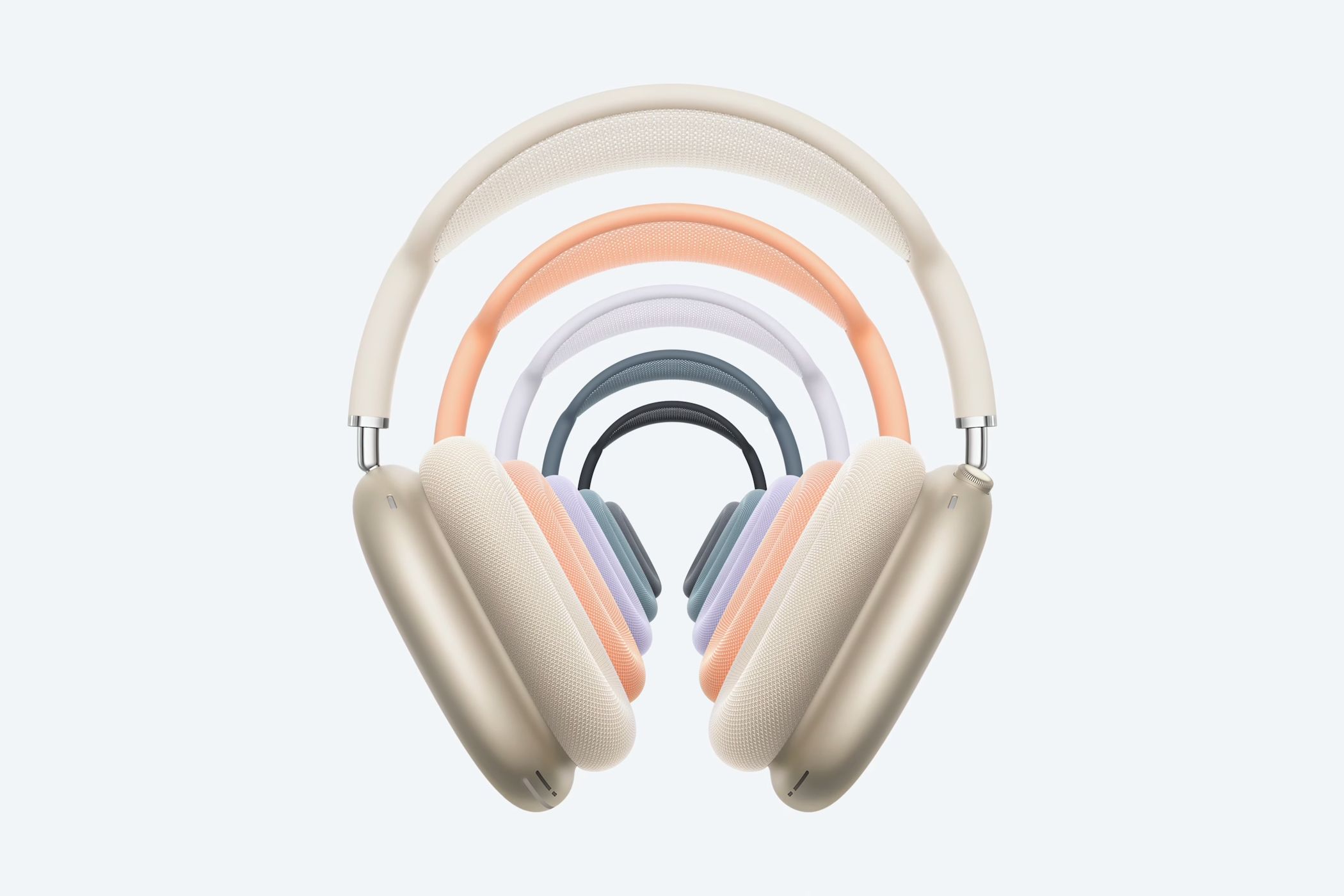 Airpods Max USB-C در گزینه های مختلف رنگ