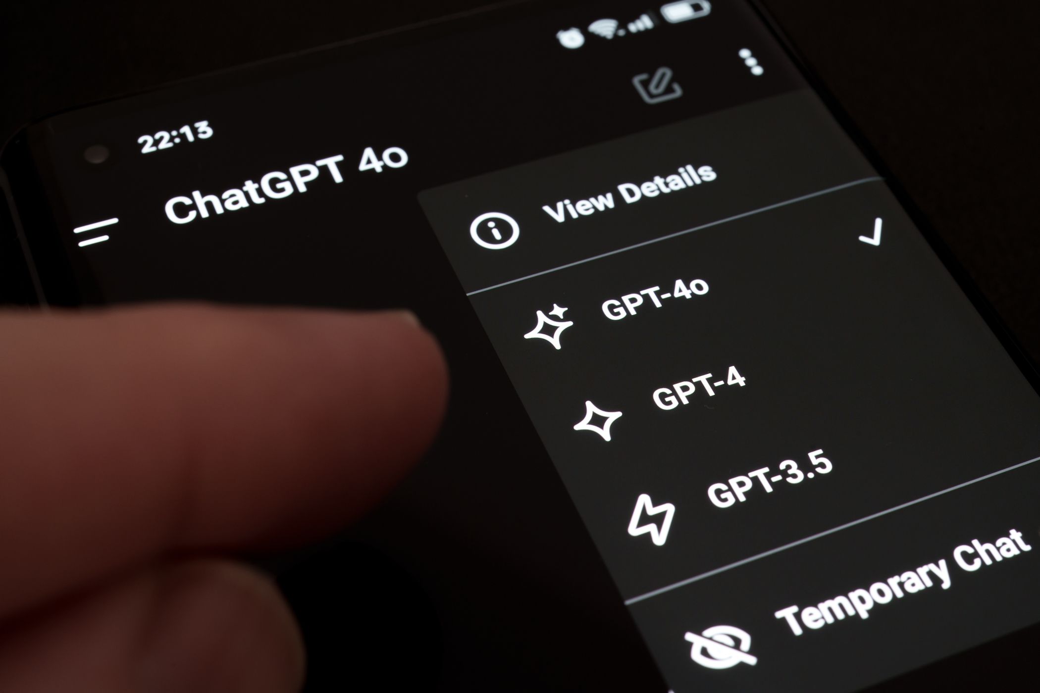 chatgpt gpt4o مدل جدید روی صفحه