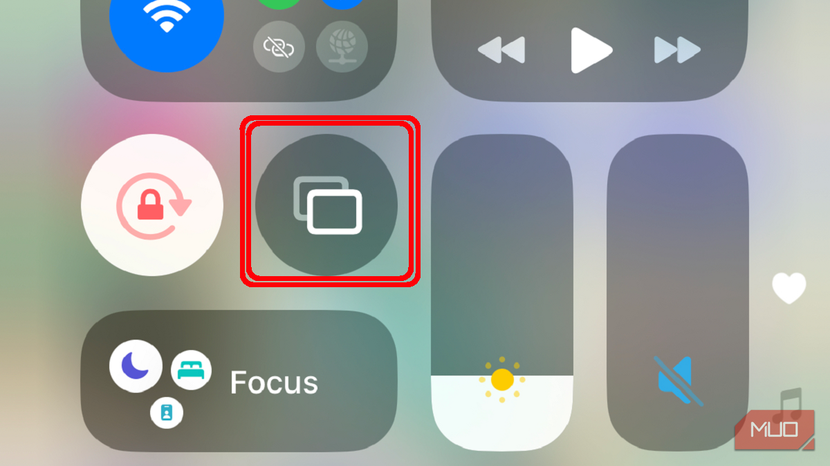 فعال کردن ویژگی آینه صفحه از مرکز فرماندهی iOS 13