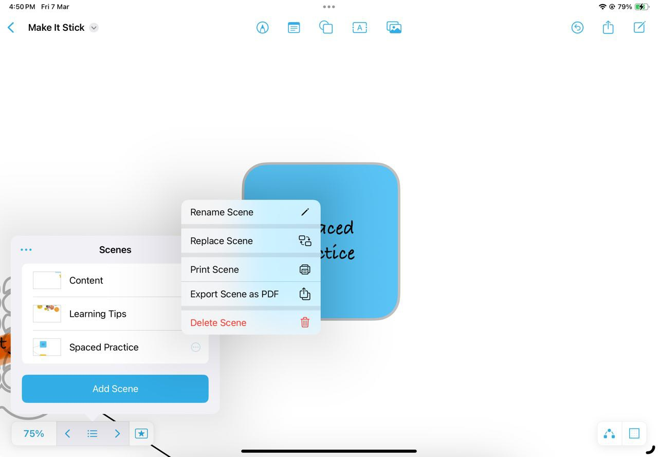 با استفاده از صحنه های Freeform Navigator برای پرش بین نقاط کلیدی