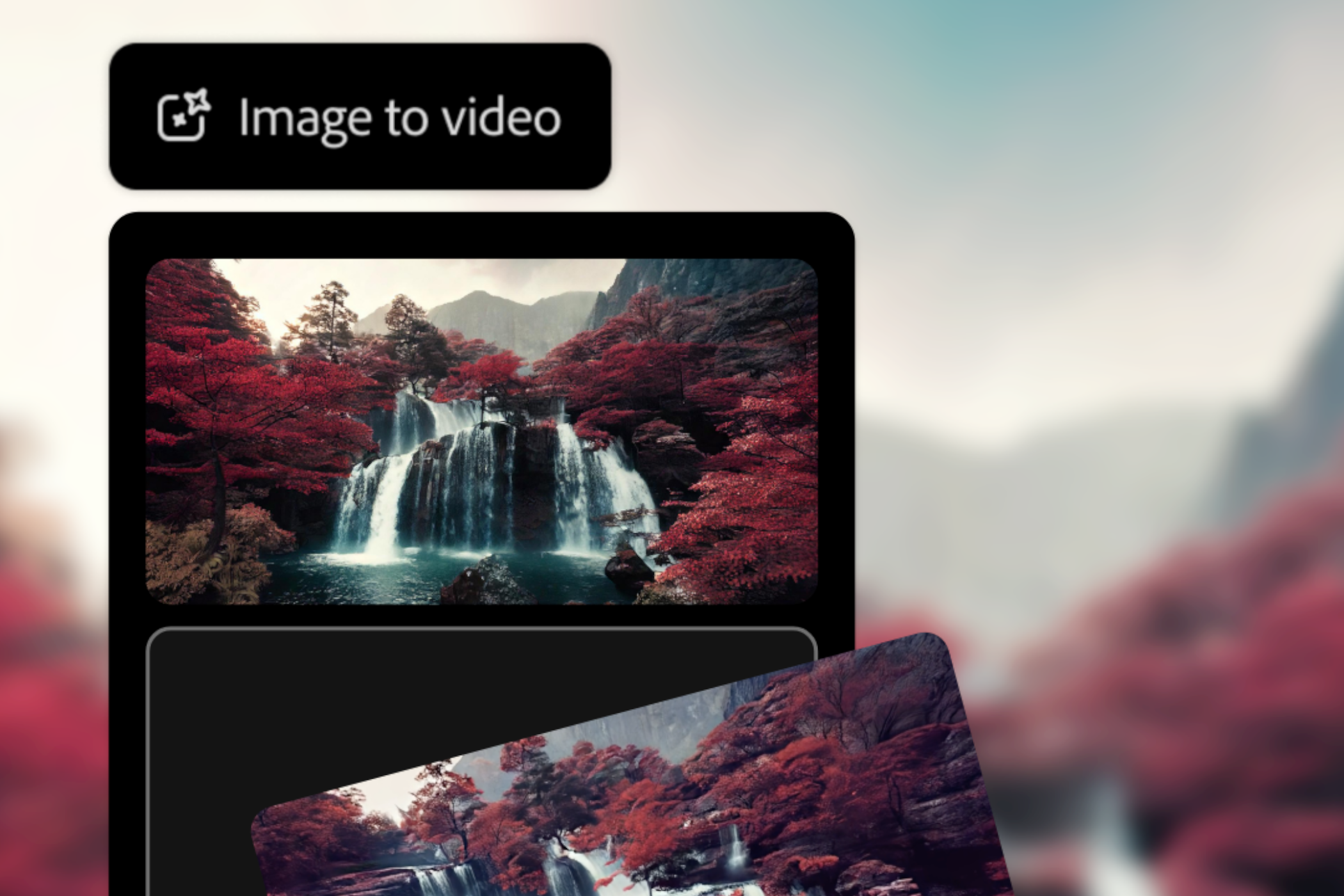 آبشار ژاپنی Adobe به فیلم