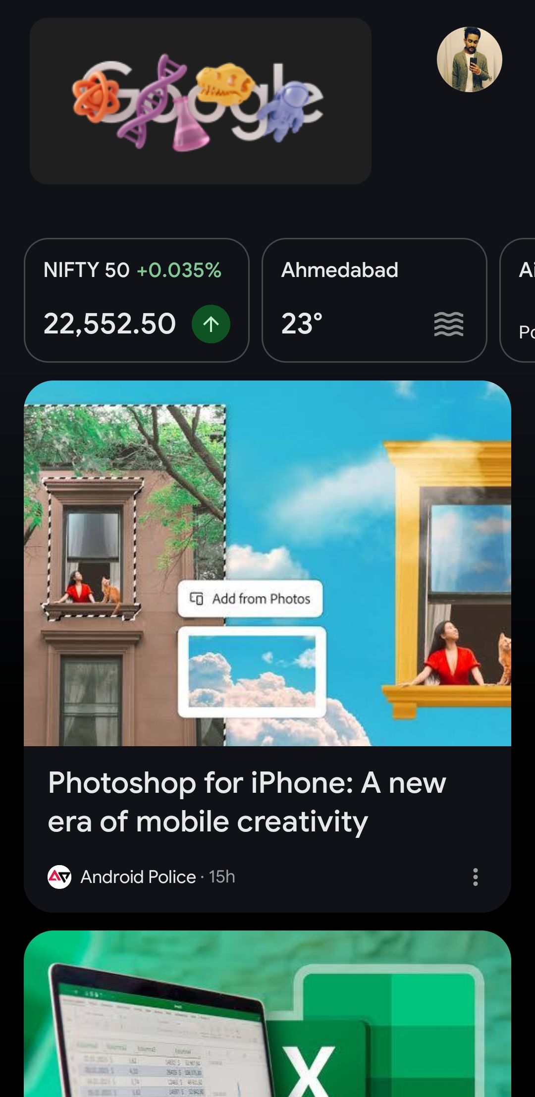 Google Discover Feed on Android
