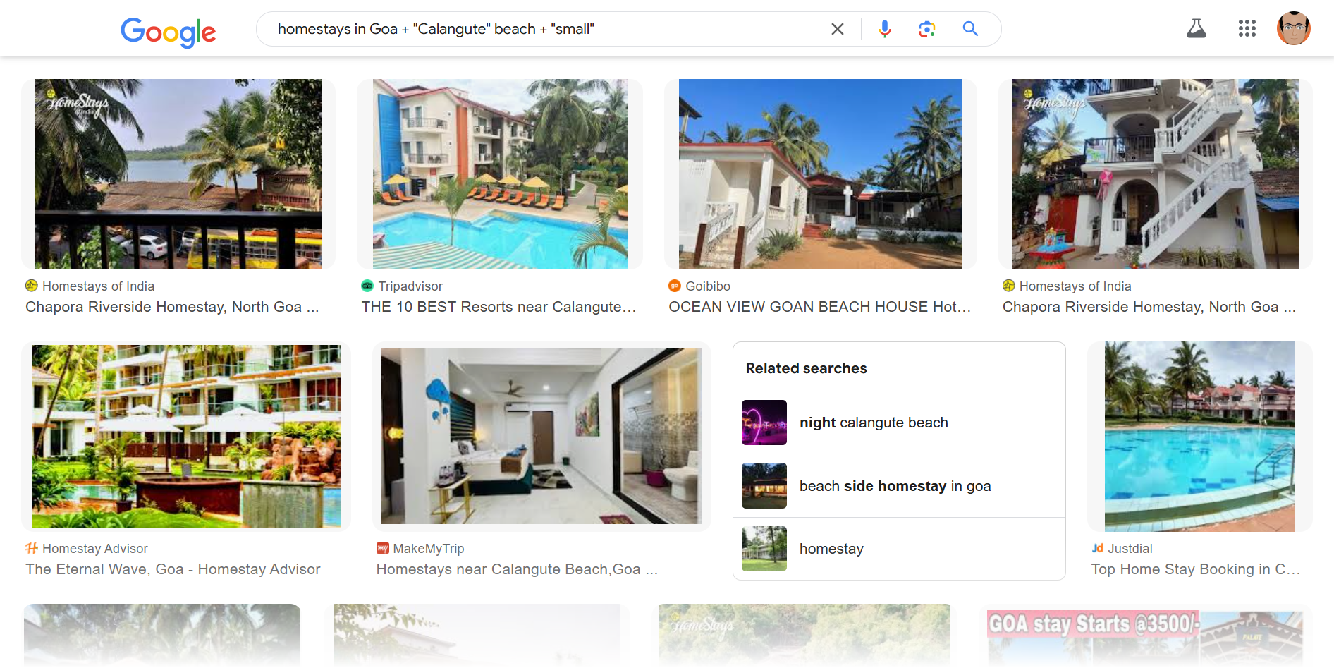 استفاده از تصاویر Google برای جستجوی گزینه های Airbnb