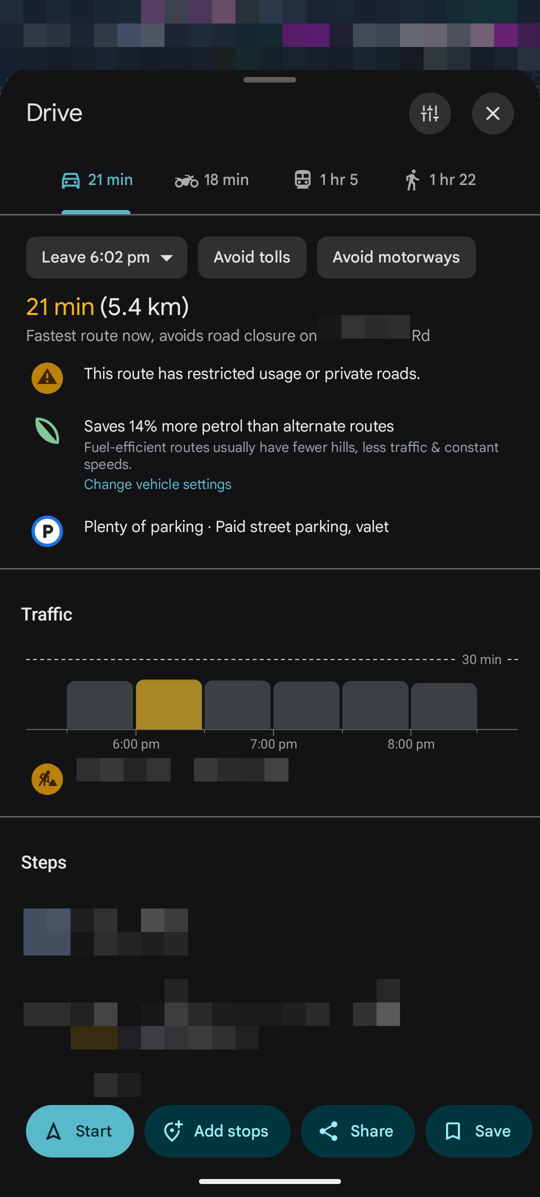 Google Maps مشکل پارکینگ در Android