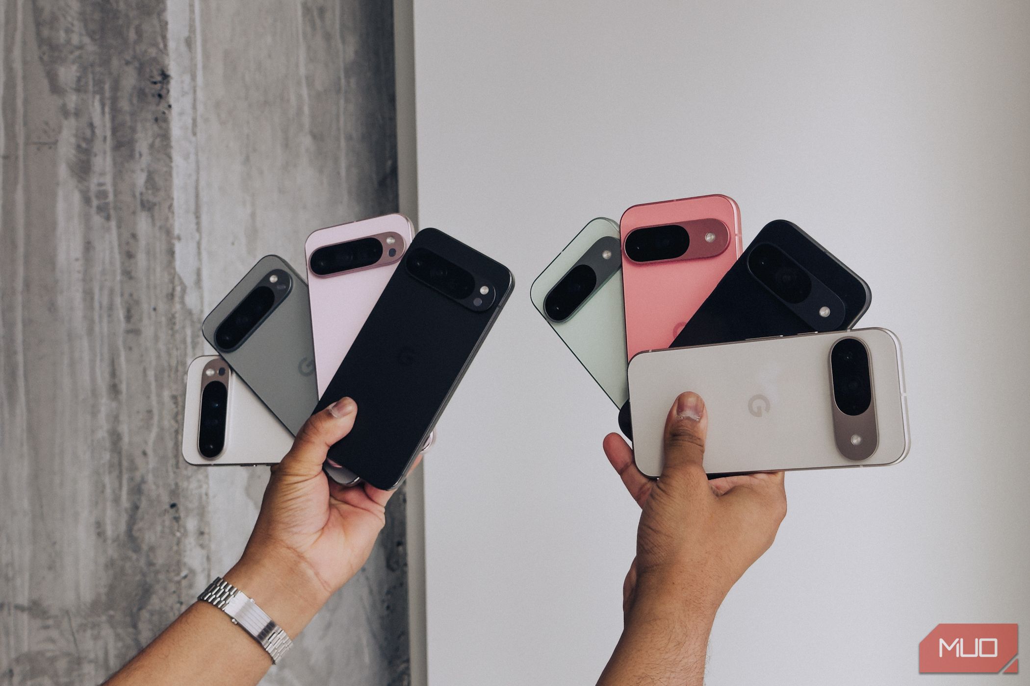 تمام انواع رنگ سری Google Pixel 9