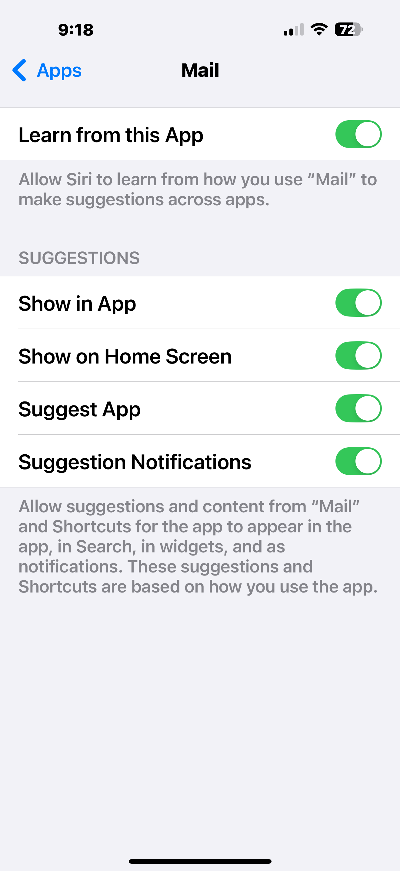 با کلیک بر روی دکمه ضامن در کنار این برنامه ، Apple Entection را غیرفعال کنید