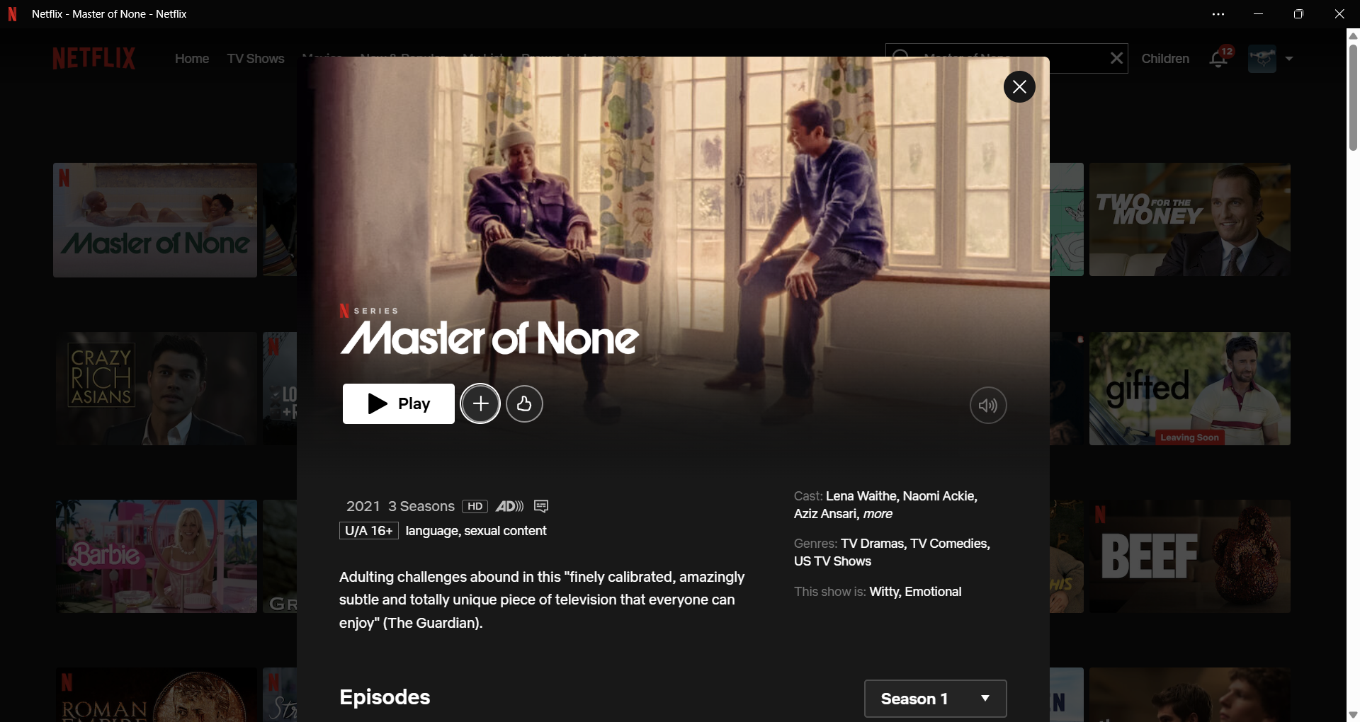 پیش نمایش سری Master of None در Netflix-1