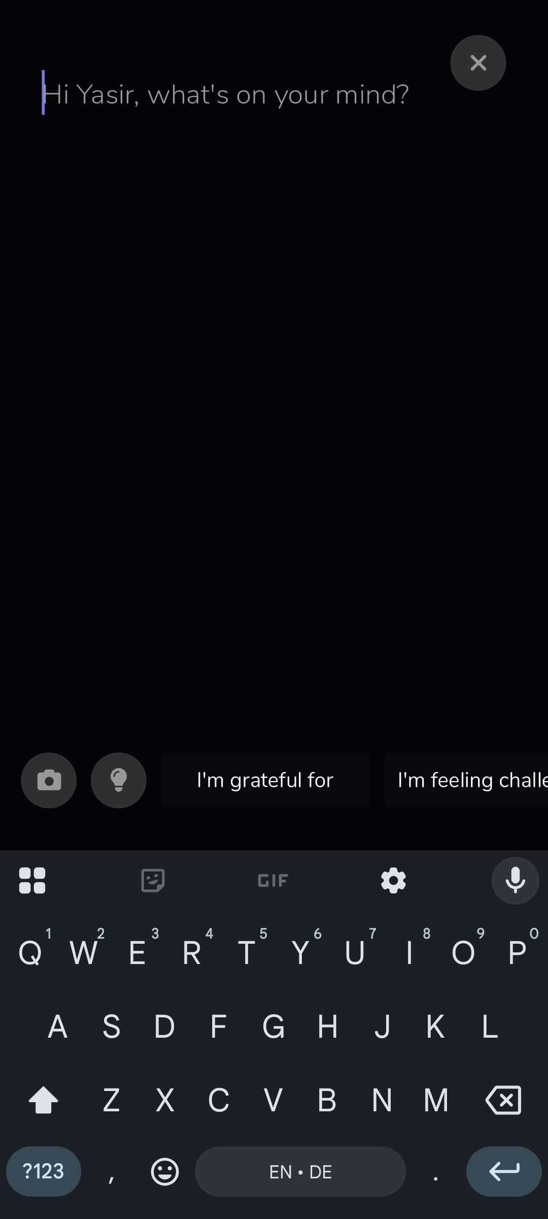 بازتاب.پ نشان دادن صفحه ورودی خالی.