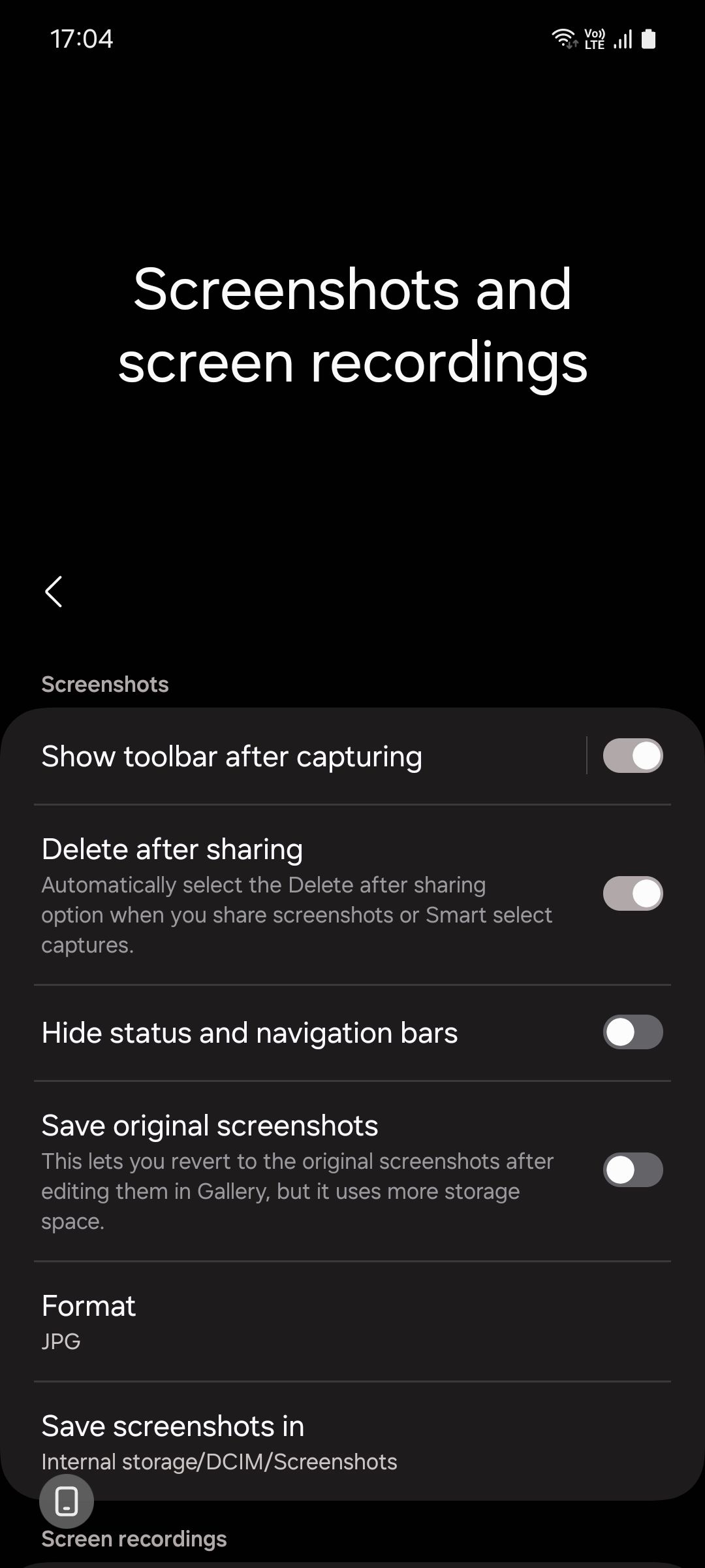 منوی تصاویر Samsung One UI 6.1