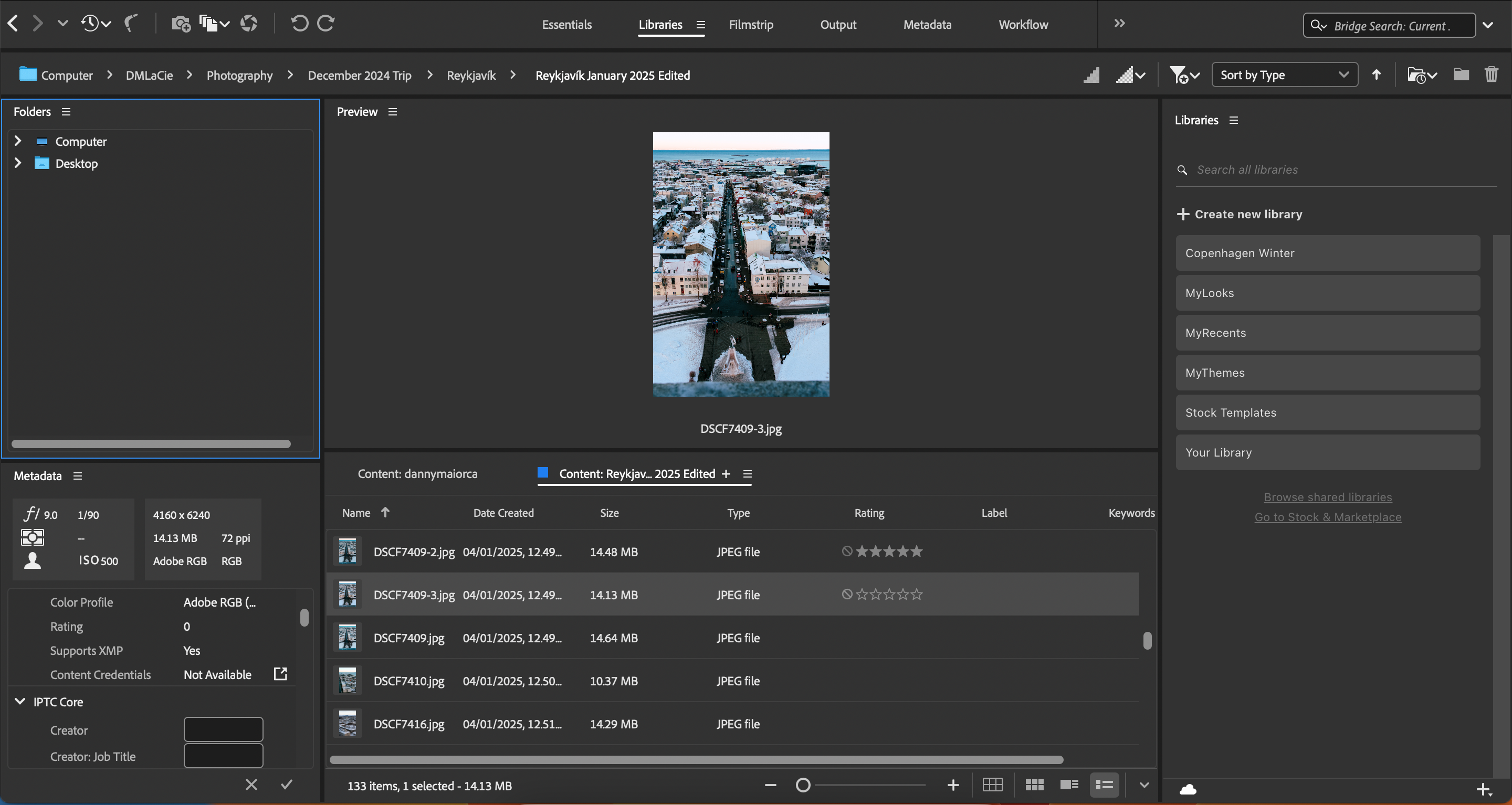 امتیاز ستاره در پل Adobe