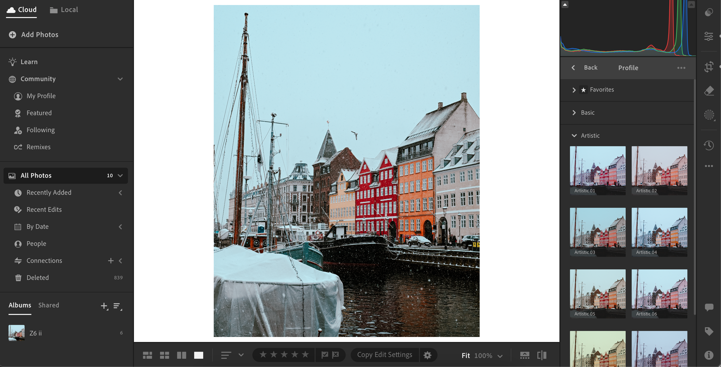 با استفاده از پروفایل های مختلف ویرایش رنگ در Adobe Lightroom