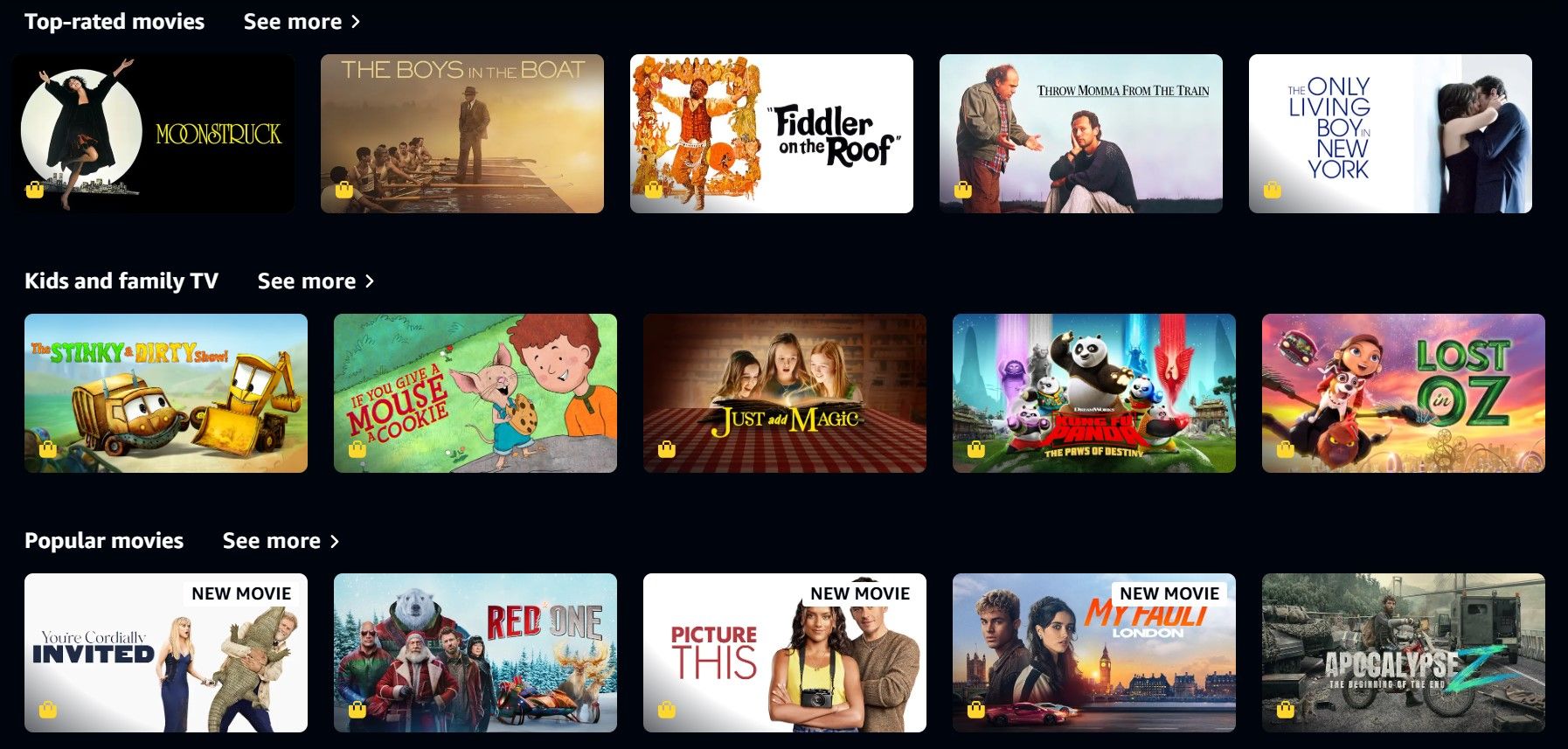 Amazon Prime دیگر Georestructed