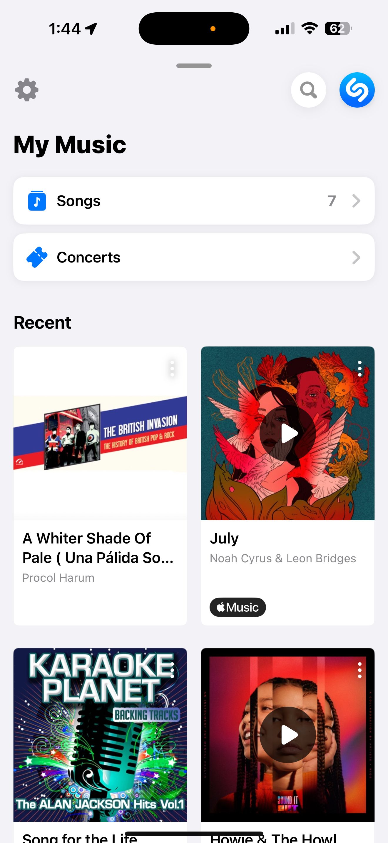 برنامه shazam موسیقی من