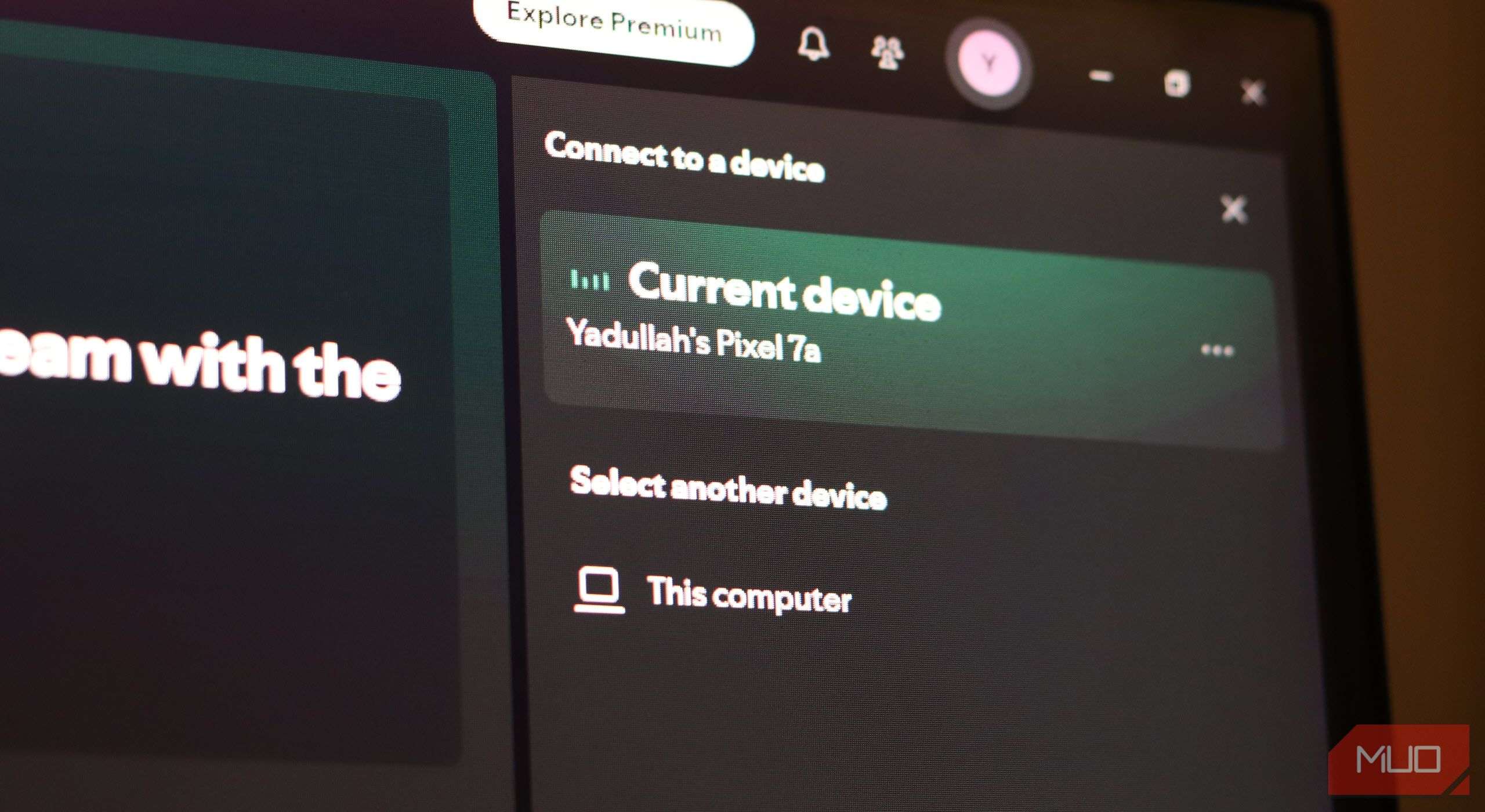 ویژگی Spotify Connect در برنامه Spotify Windows