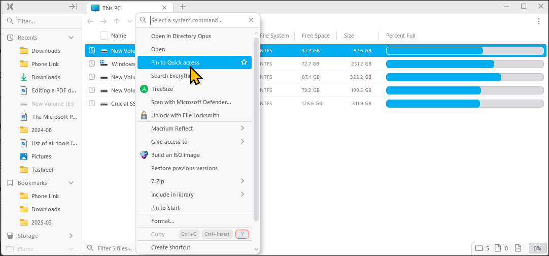 منوی کلیک راست در File Explorer در ویندوز 11