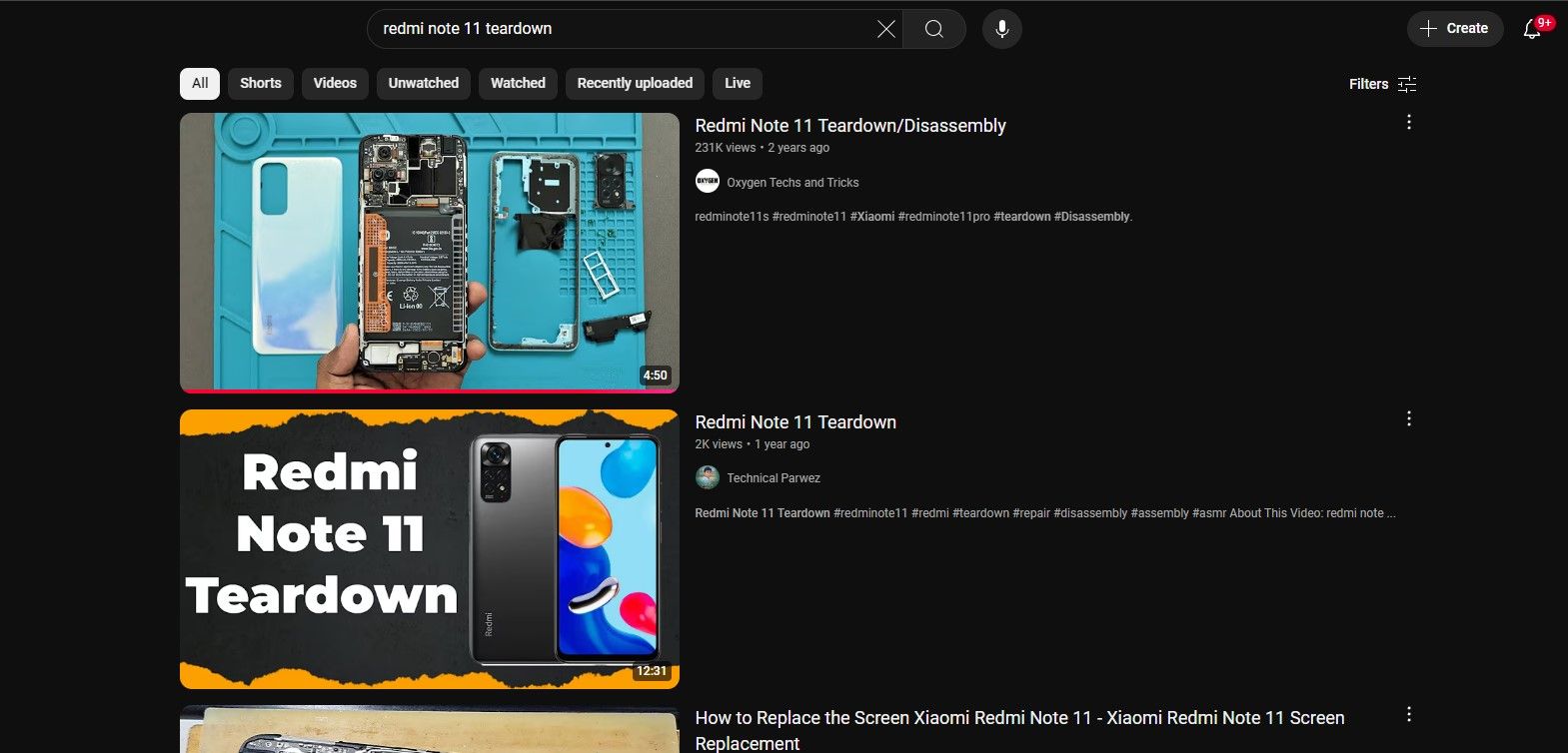 نتایج جستجوی YouTube برای Redmi Note 11 Teardown