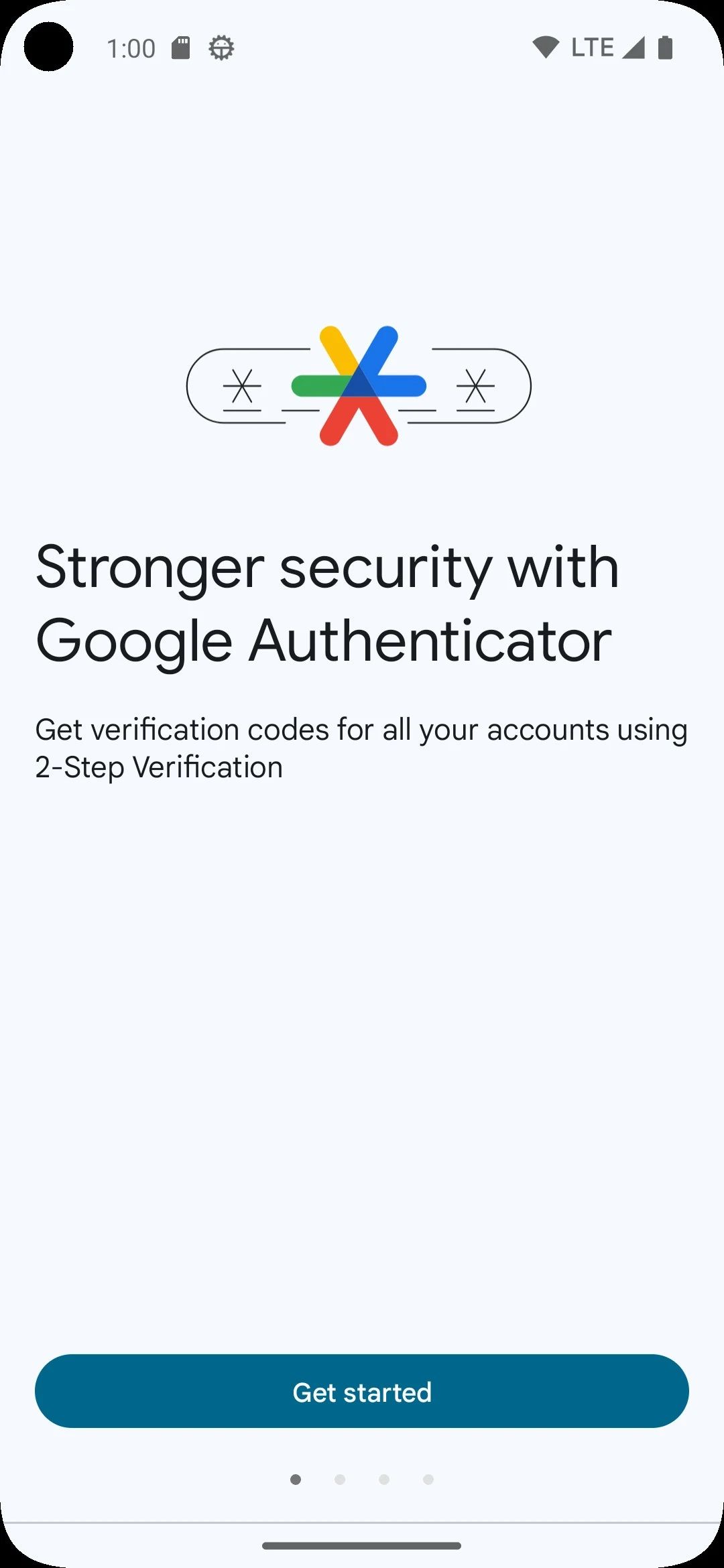 صفحه تنظیم کننده تأیید کننده Google