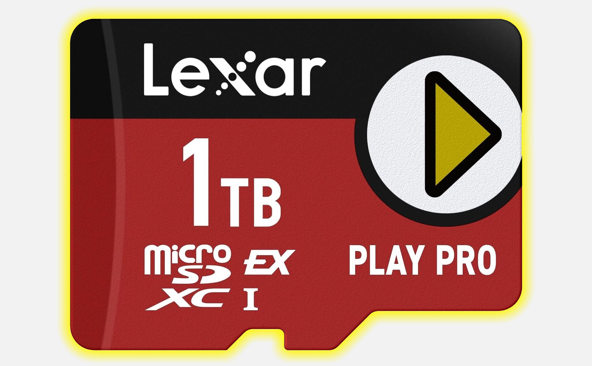 کارت MicroSD Express Lexar 1TB با آرم.