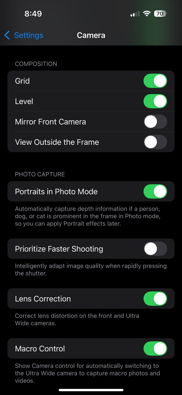تنظیمات شبکه سوم در iOS
