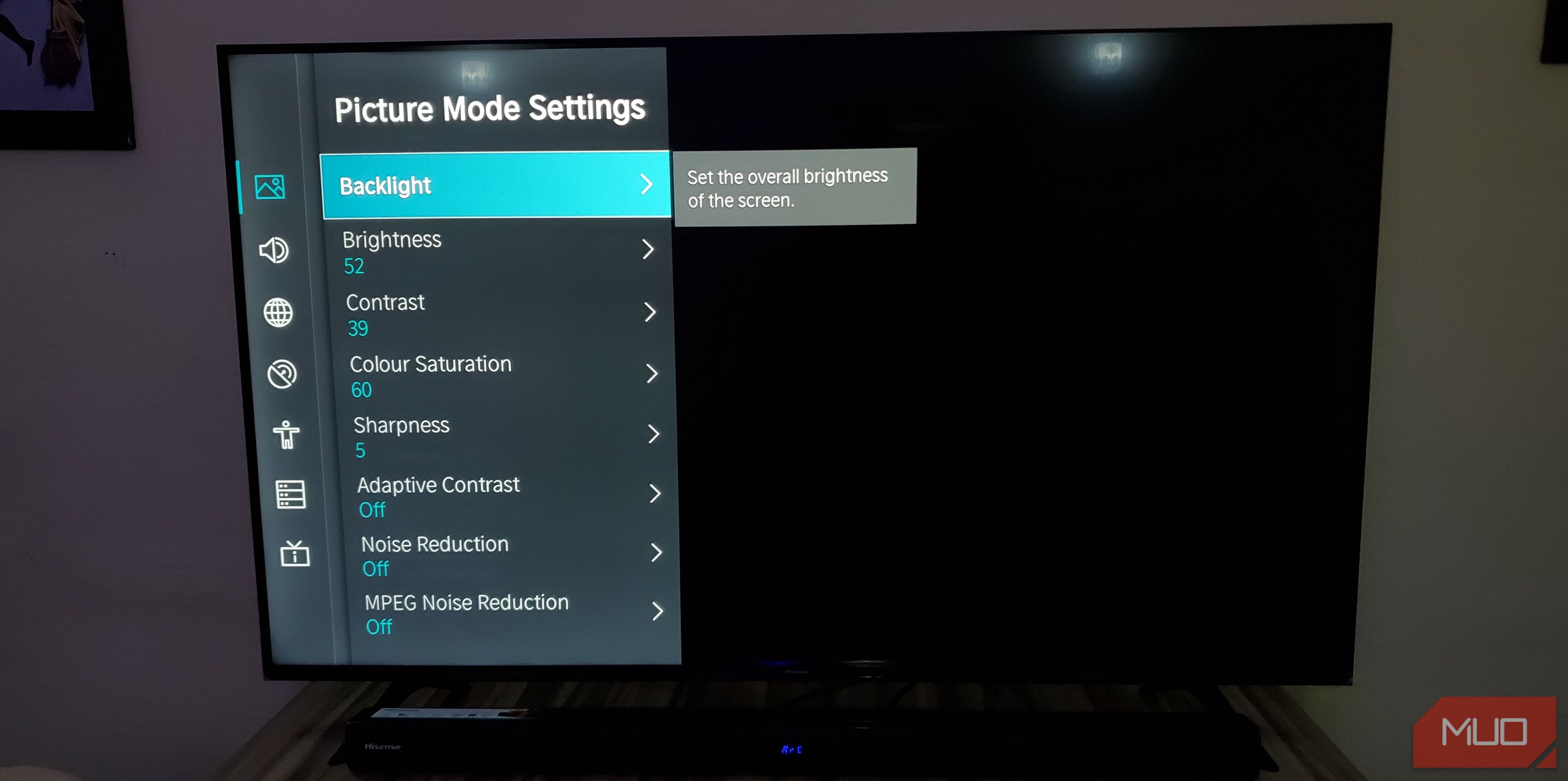 تنظیم تنظیمات حالت تصویر در تلویزیون هوشمند Hisense.