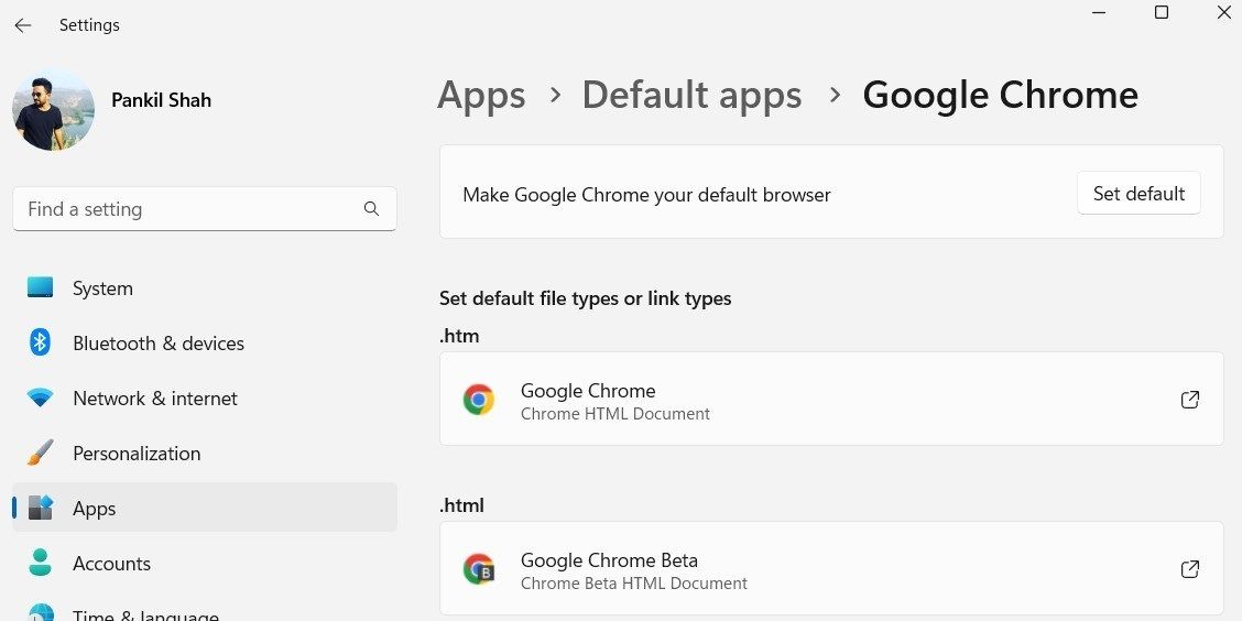 Chrome را به عنوان مرورگر پیش فرض در ویندوز 11 تنظیم کنید