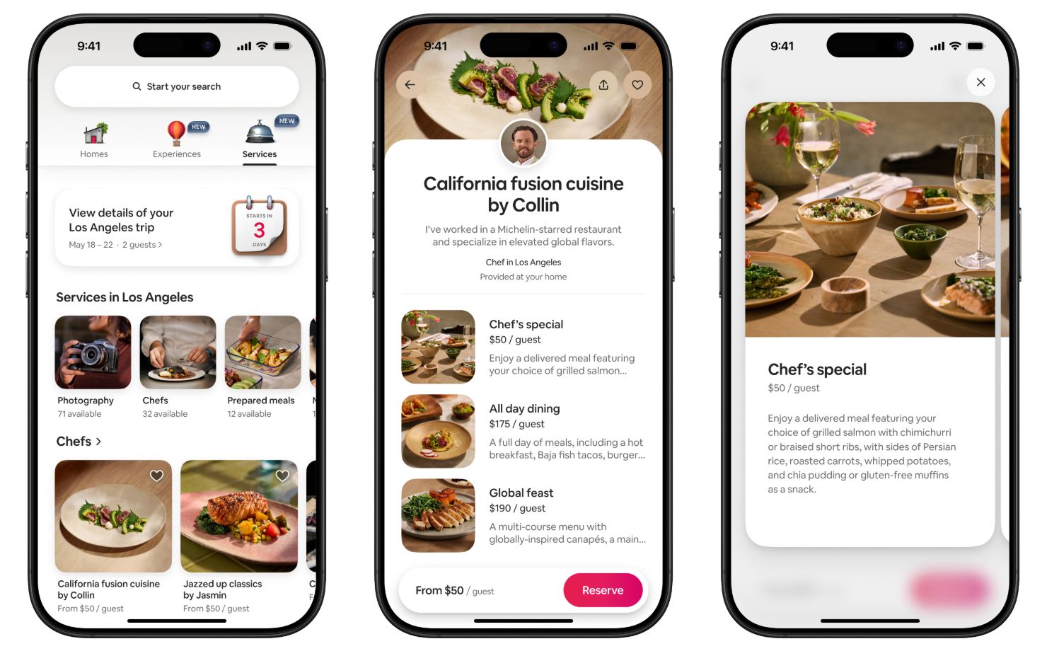 نمونه هایی از خدمات Airbnb