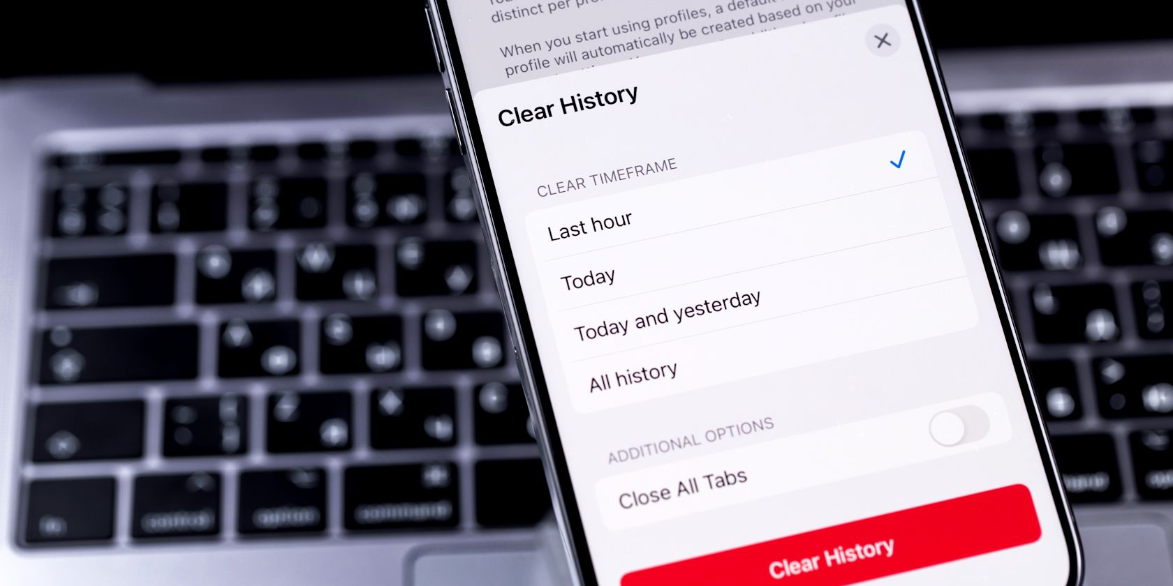 داده های مرور در مورد iOS Safari را پاک کنید