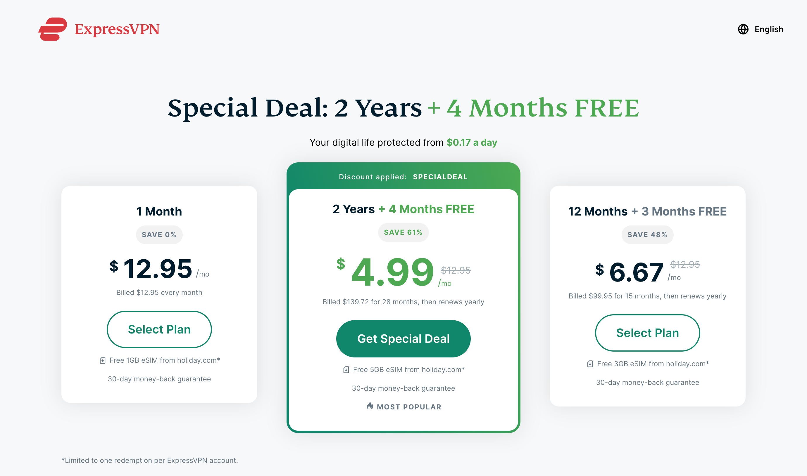 برنامه های اشتراک ExpressVPN با تخفیف برای تعهد بلند مدت
