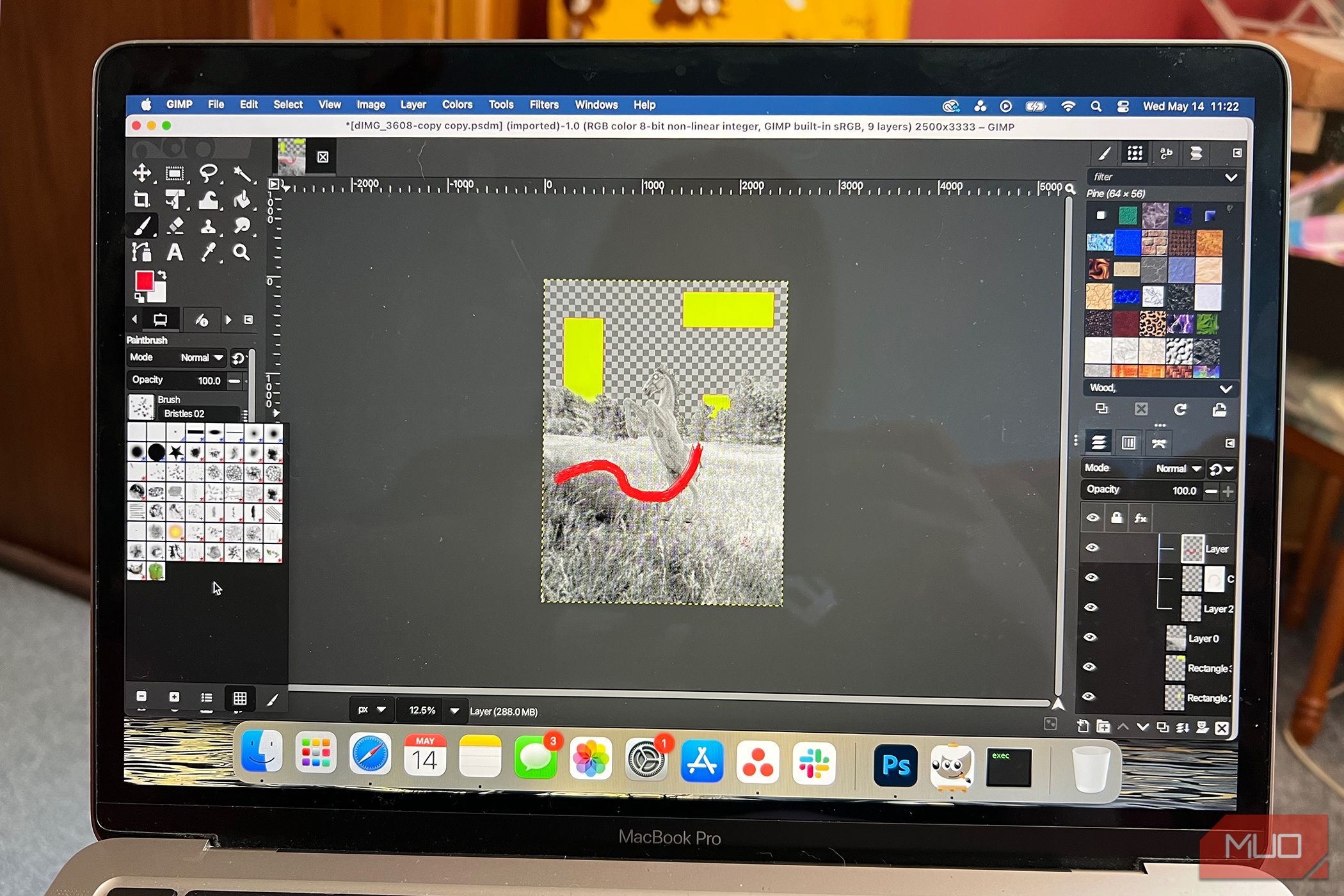 کتابخانه برس Gimp