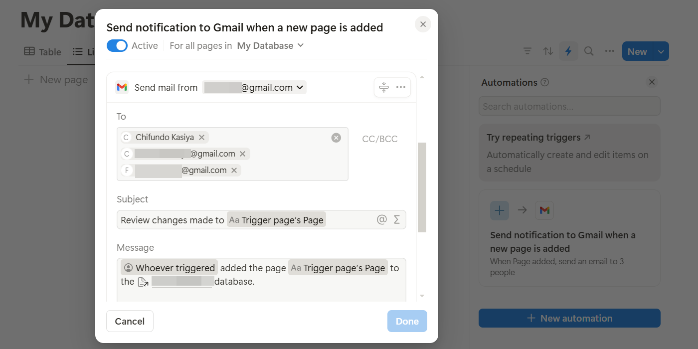 اتوماسیون Gmail که در مفهوم ایجاد شده است.
