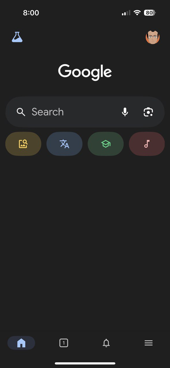استفاده از لنز Google در برنامه Google برای iOS