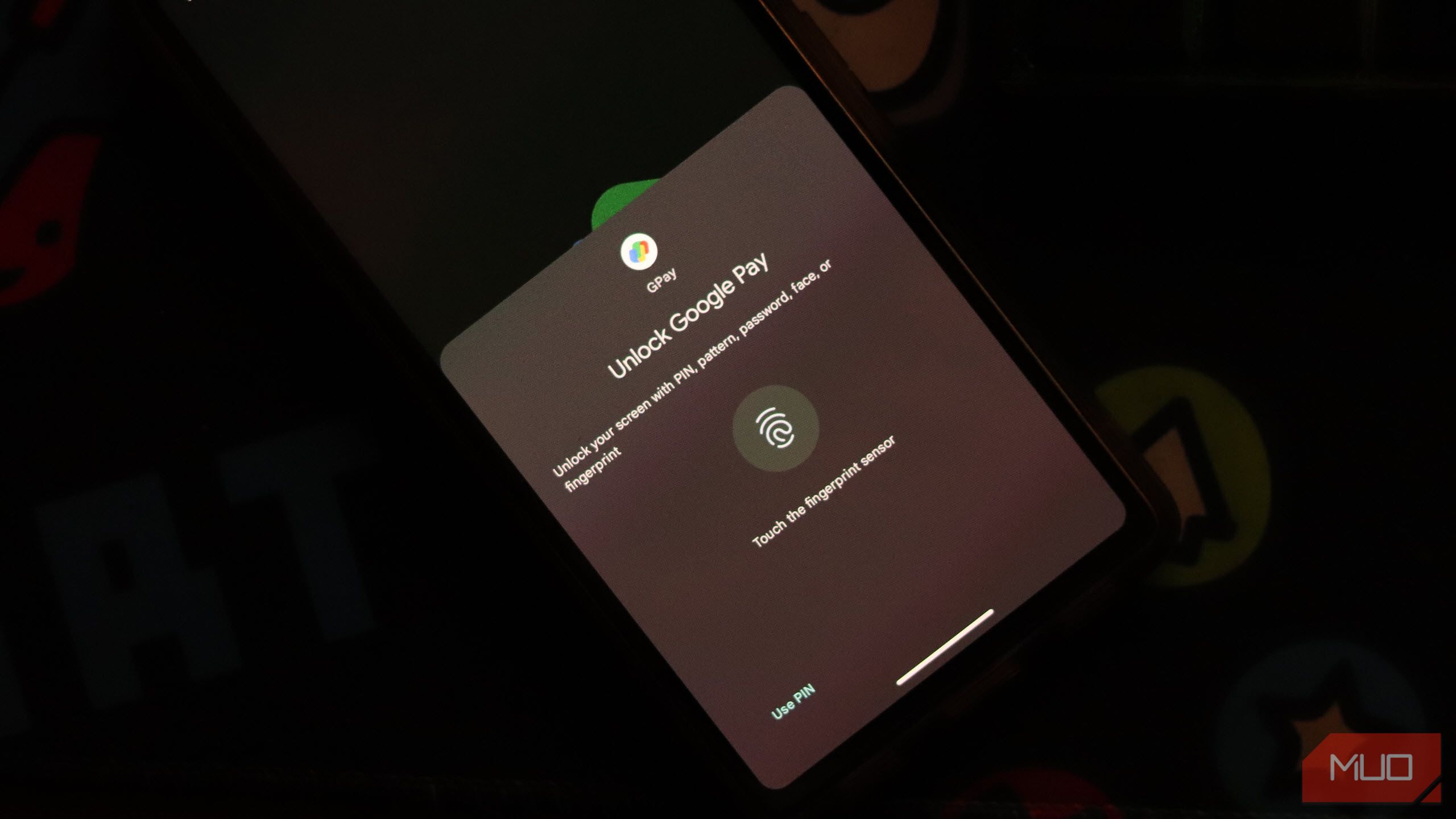 درخواست اسکن بیومتریک هنگام باز کردن Google Pay