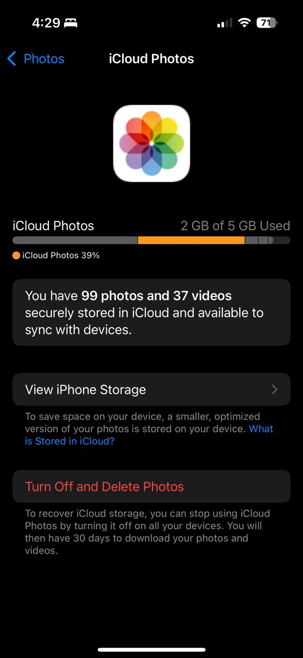 ذخیره عکس های iCloud