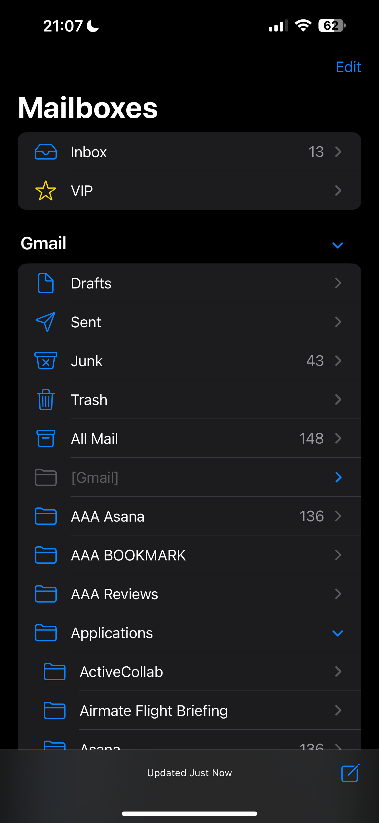 صندوق پستی Apple Mail