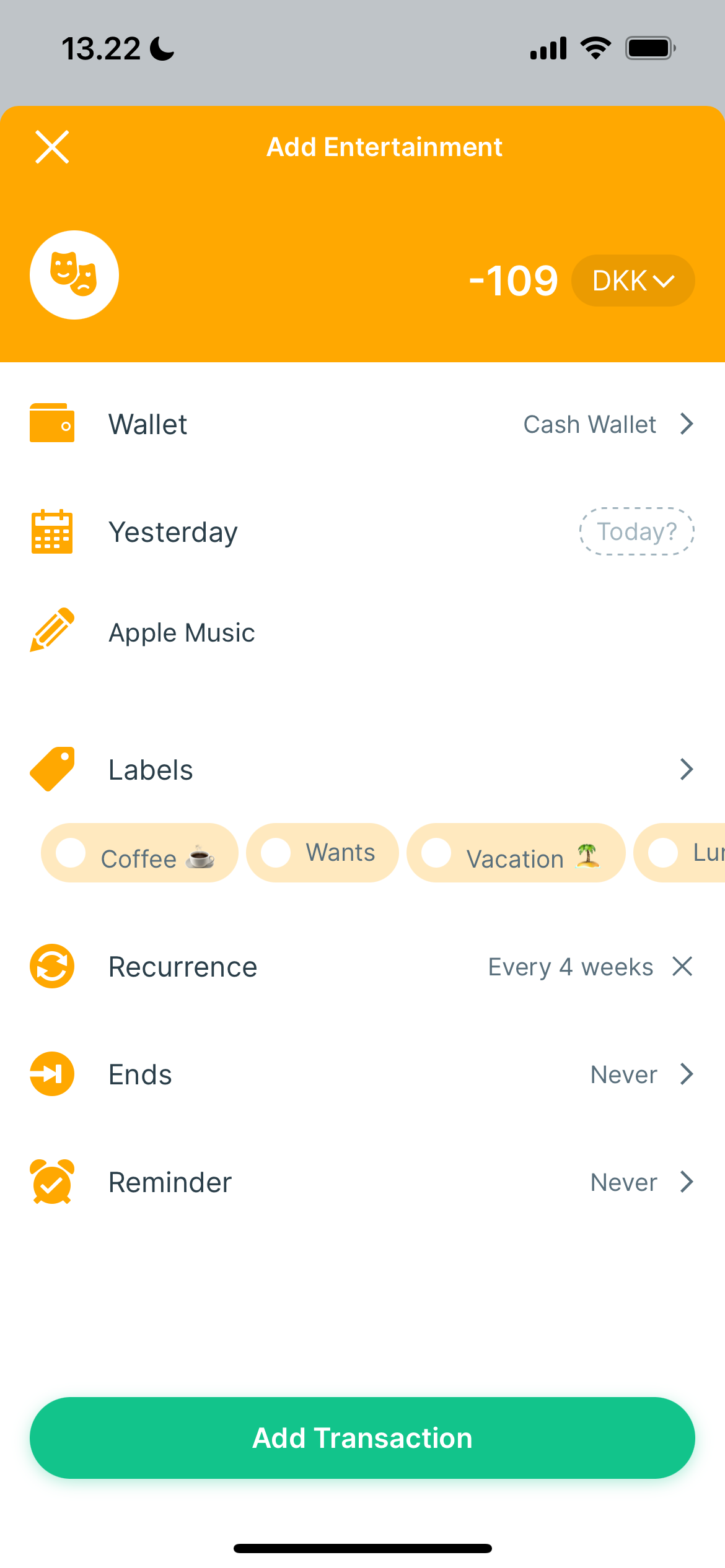 رابط برنامه Deveree در iOS
