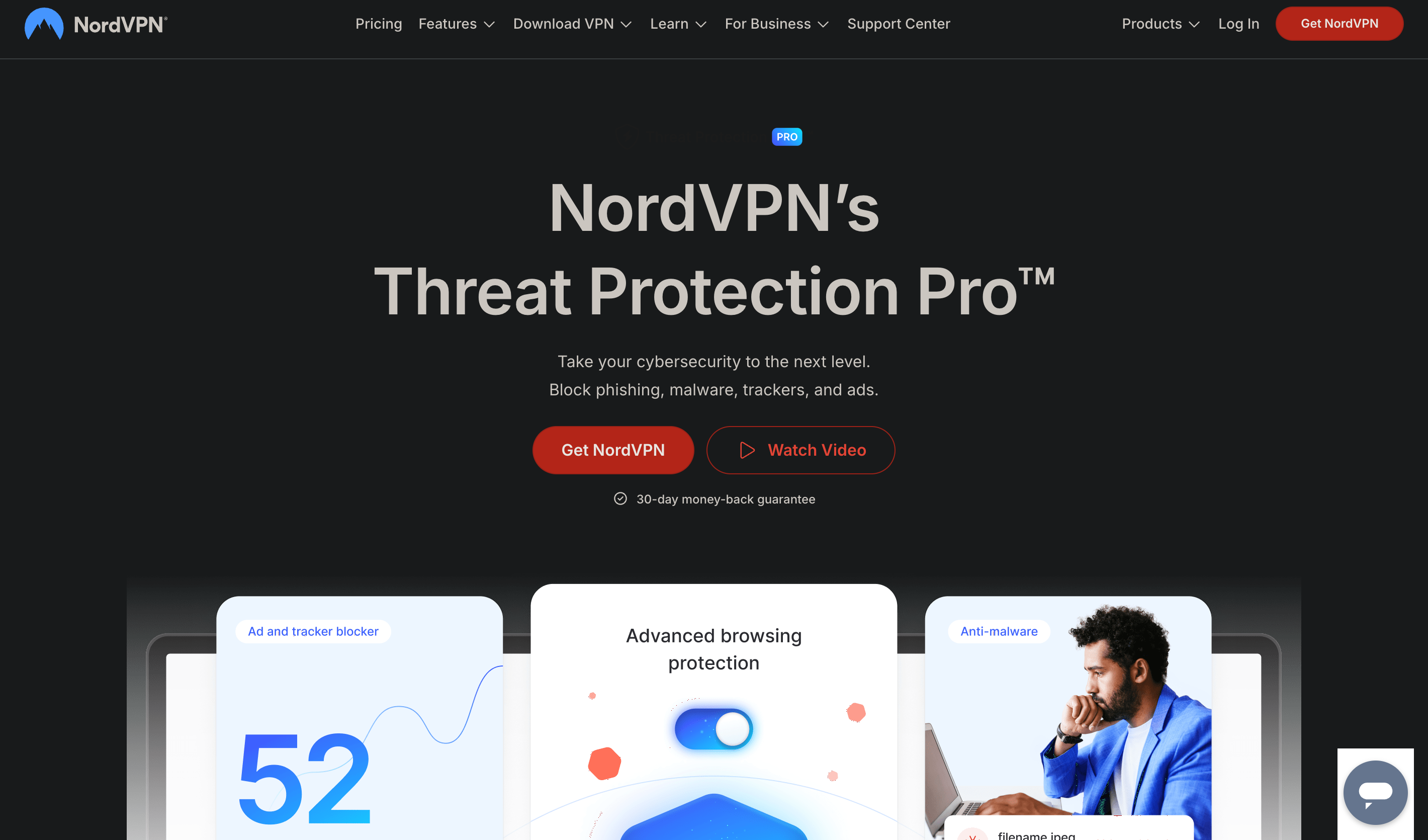 صفحه ویژگی PRO Pro Protrem NordvPN