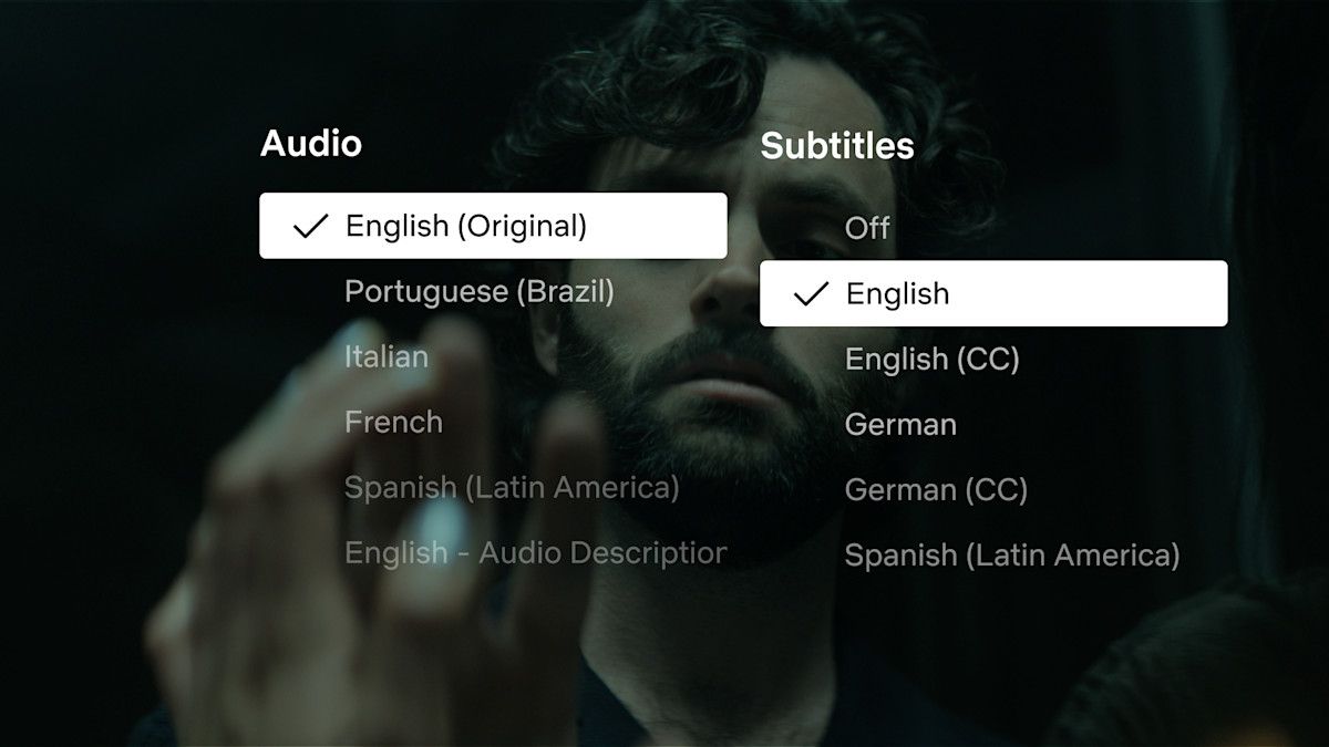گزینه زیرنویس جدید Netflix را روشن کنید.